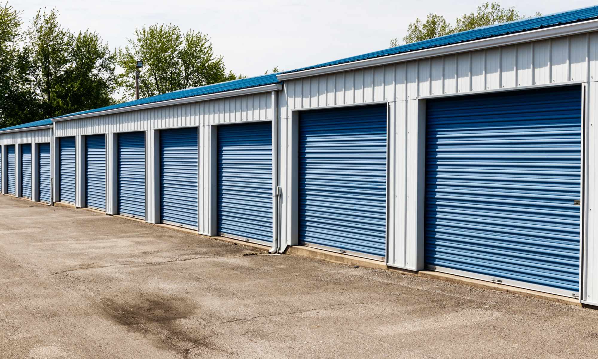 Exterior storage units at Citizen Storage in Stevens, Pennsylvania