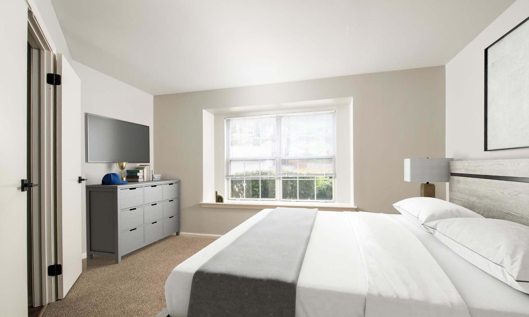 bedroom at Iron Ridge and Stonegate Apartments in Elkton, Maryland