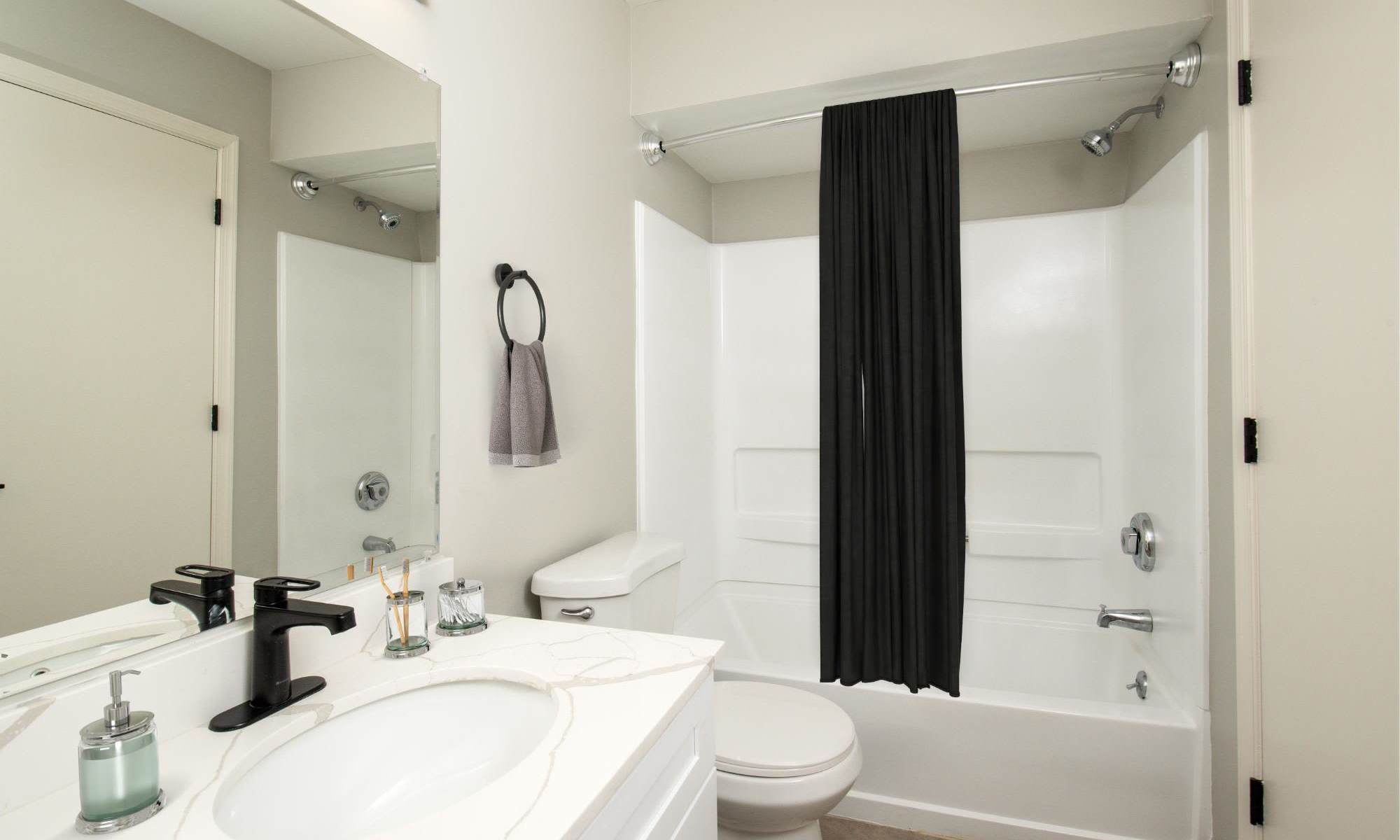 bathroom at Iron Ridge and Stonegate Apartments in Elkton, Maryland