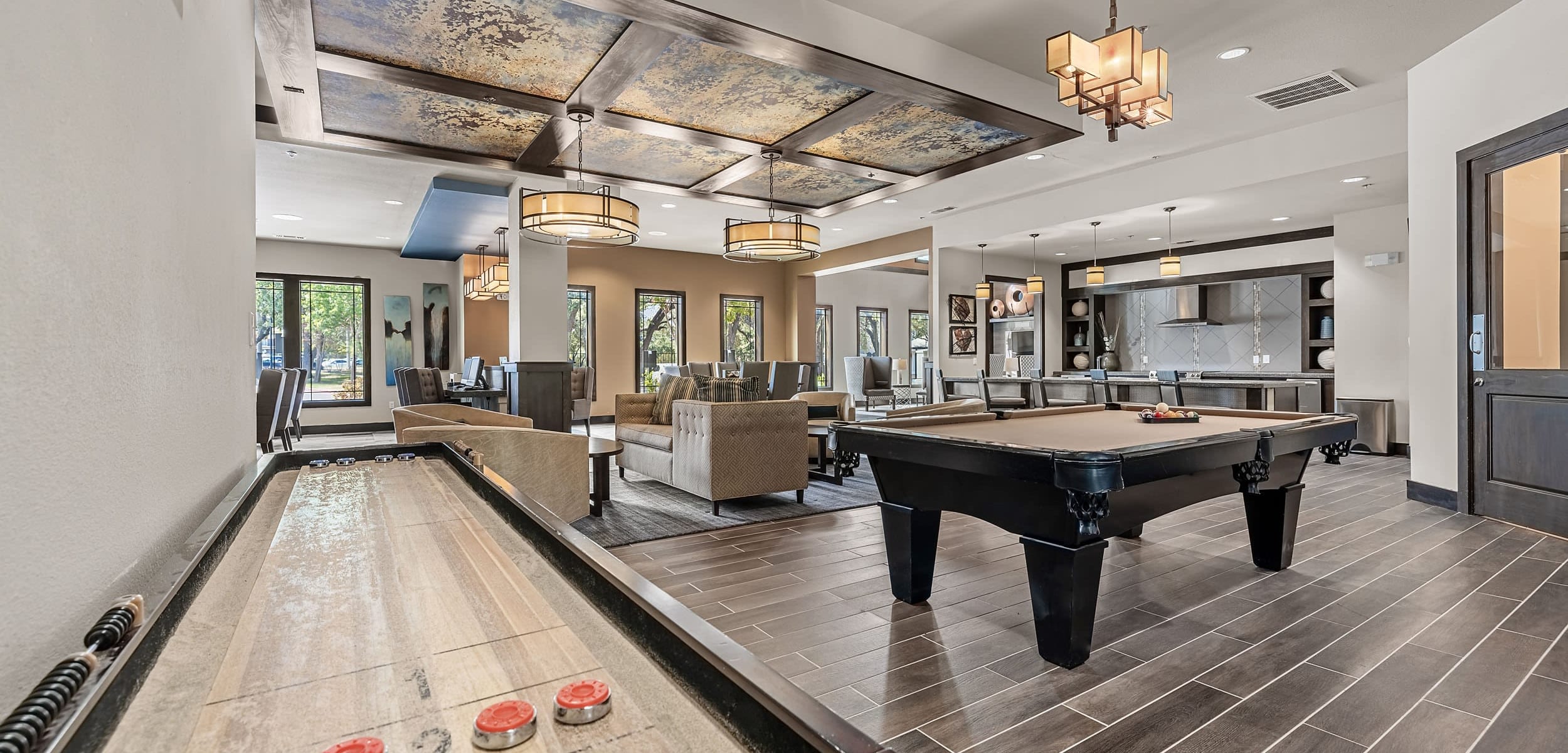 Community clubhouse at Marquis on Lakeline in Cedar Park, Texas