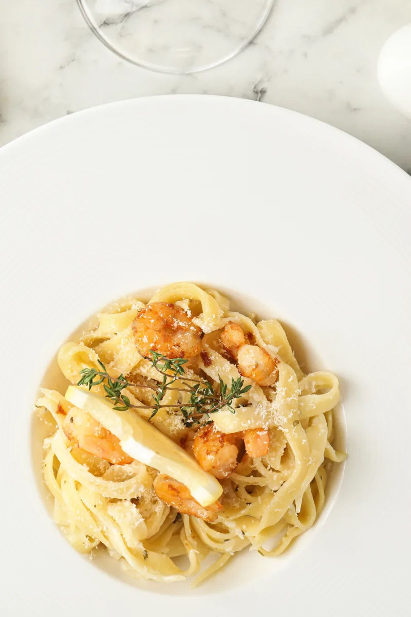 Shrimp skampi at Carriage Inn Huntsville in Huntsville, Texas