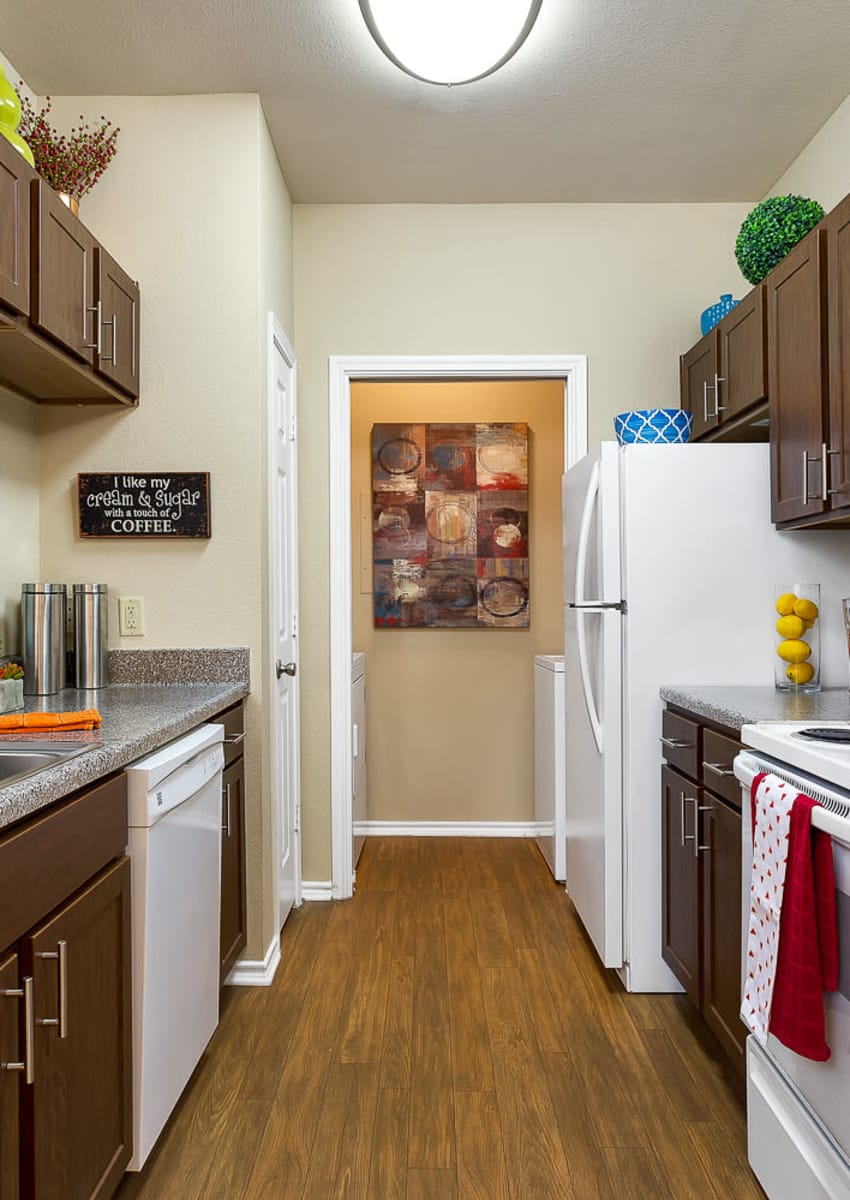 Dining room at Stoneybrook Apartments & Townhomes in San Antonio, Texas