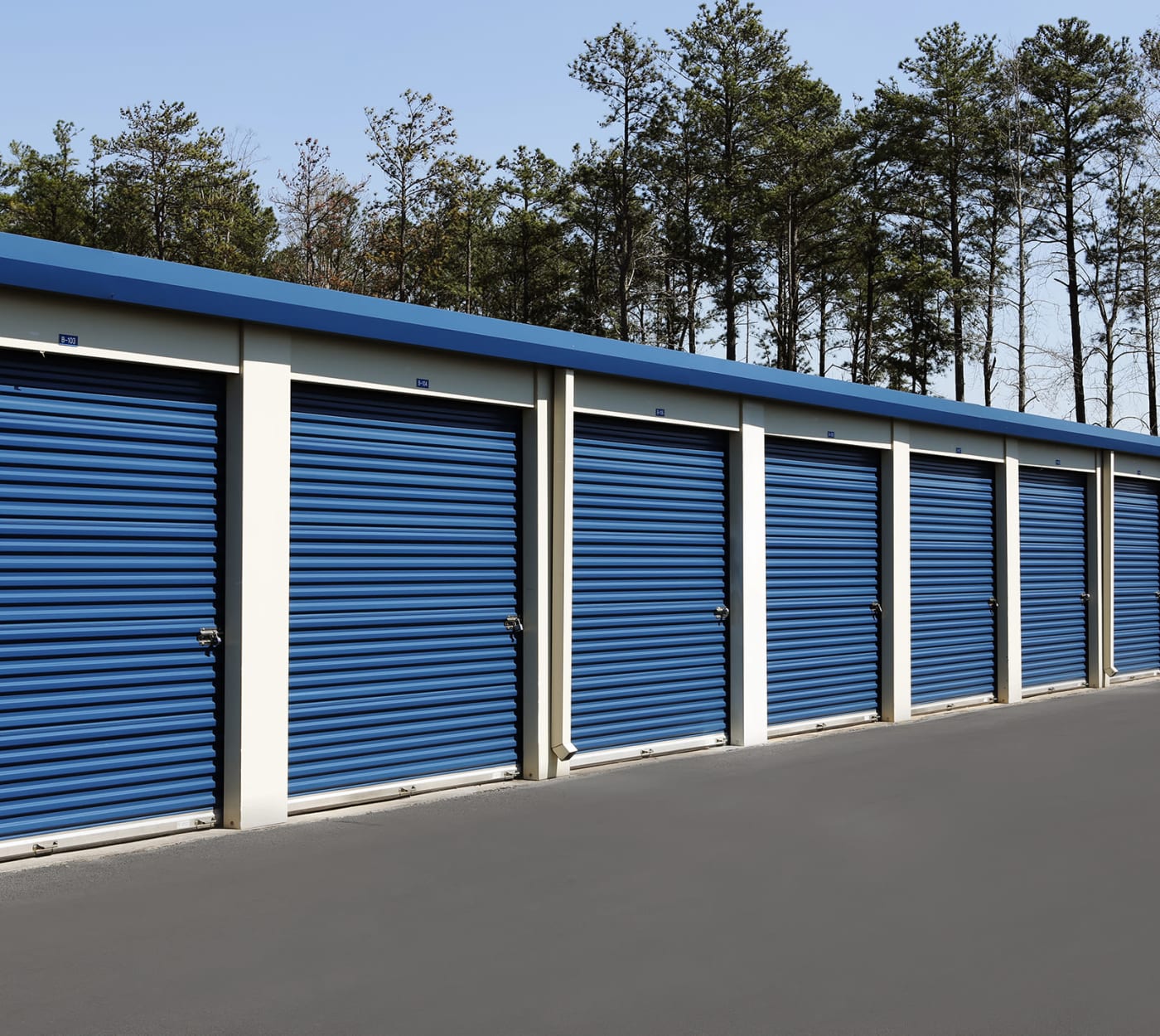Ground-floor unit at Midgard Self Storage in Midland, North Carolina