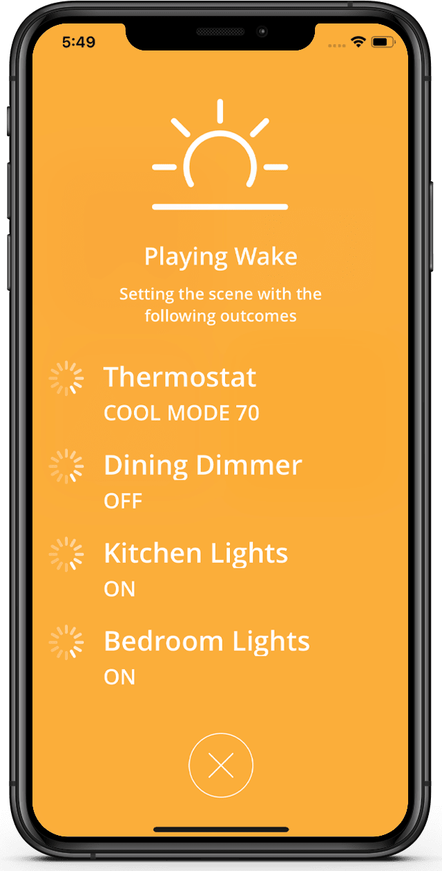Personalized home experience settings in the SMART app