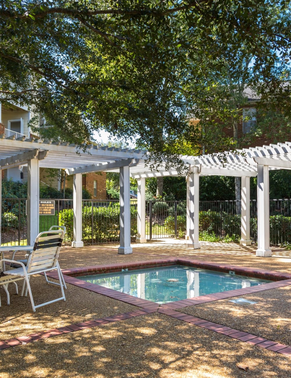 The community spa at Regency Gates in Mobile, Alabama
