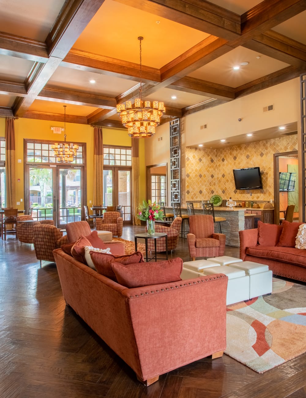 Main Lobby at Woodland Hills in Humble, Texas