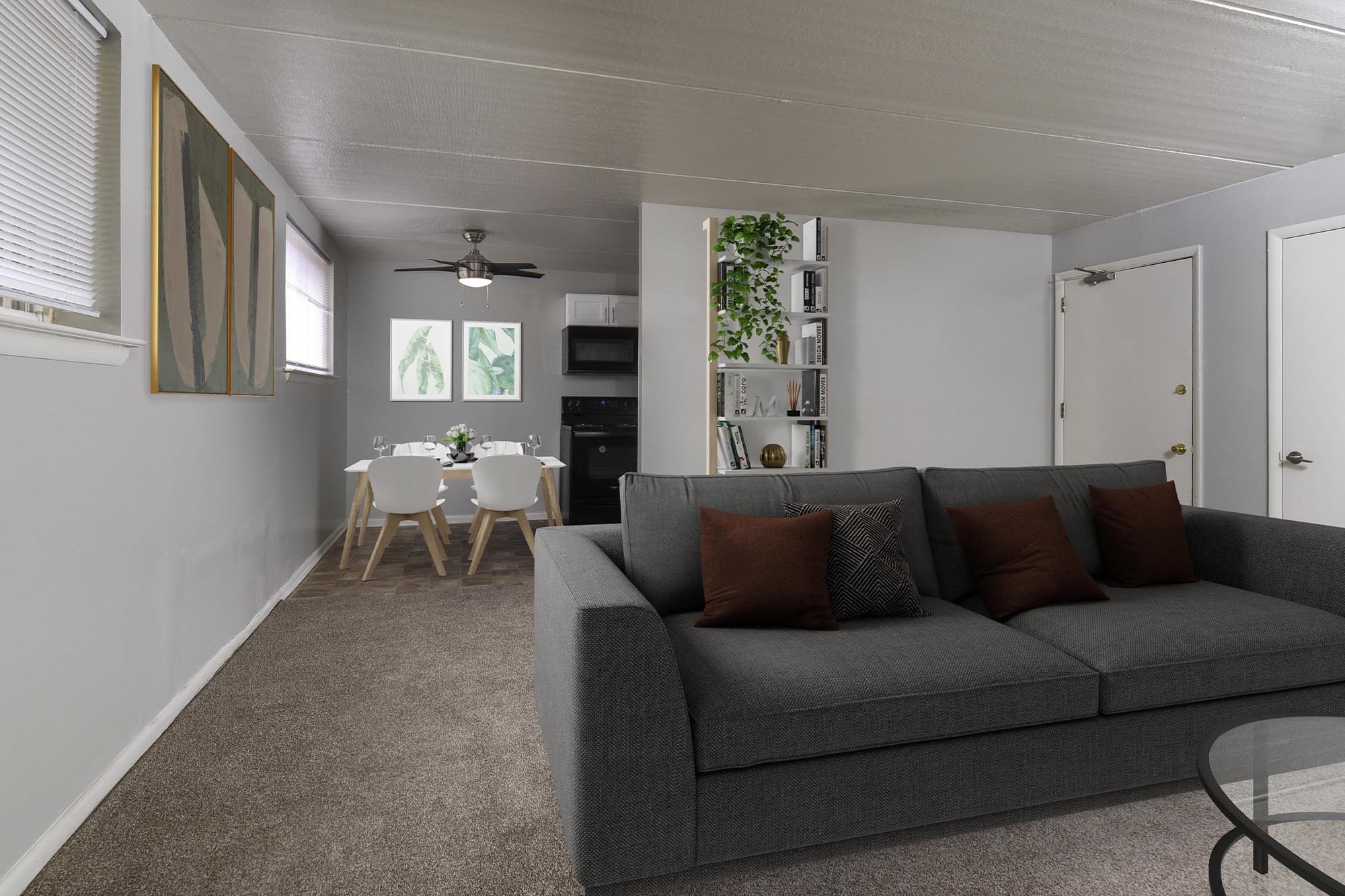 living room at Westover Pointe in Wilmington, Delaware