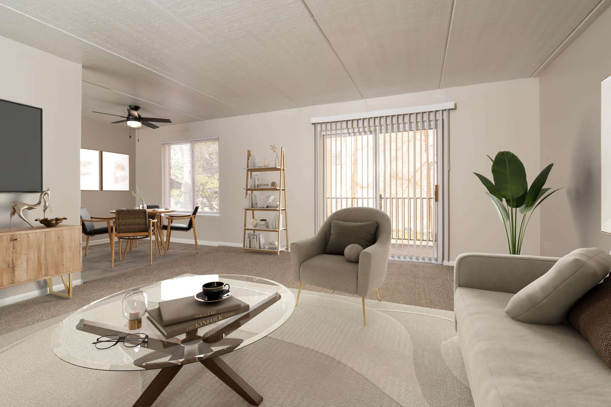 Living room at Westover Pointe in Wilmington, Delaware