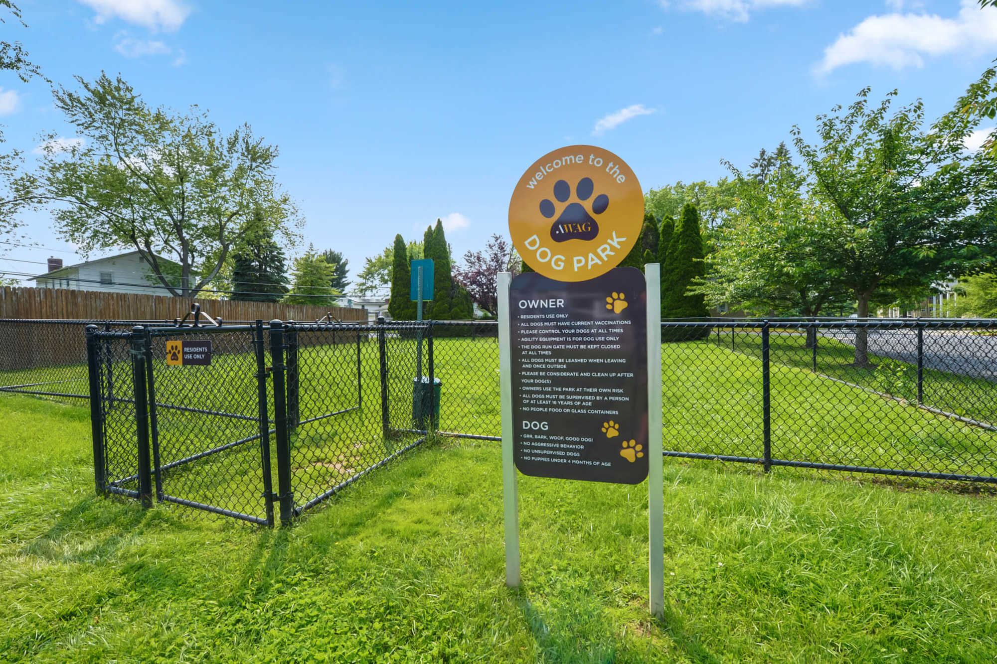 Dog Park at Lehigh Square in Allentown, Pennsylvania