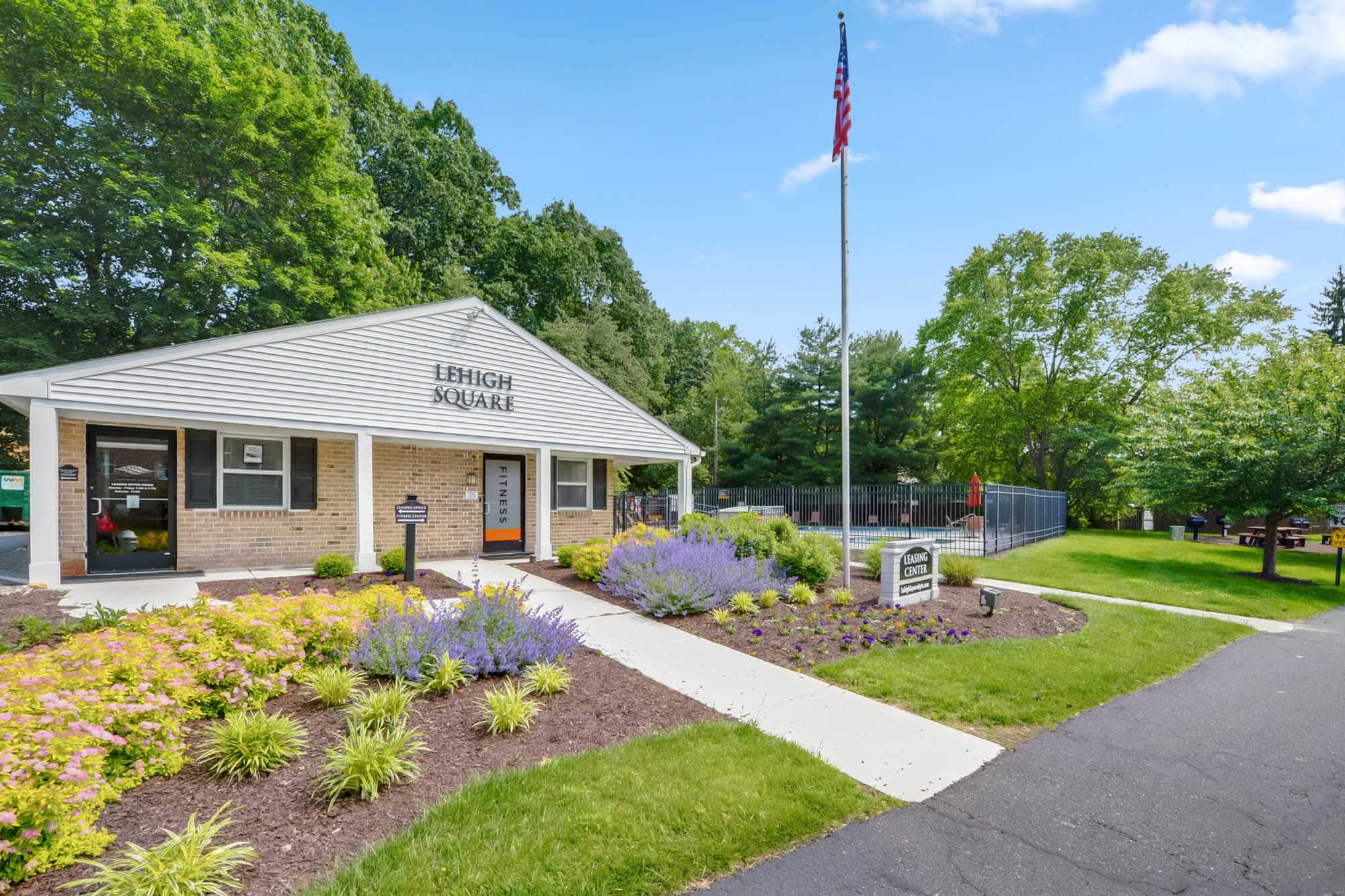 Fitness clubhouse at Lehigh Square in Allentown, Pennsylvania