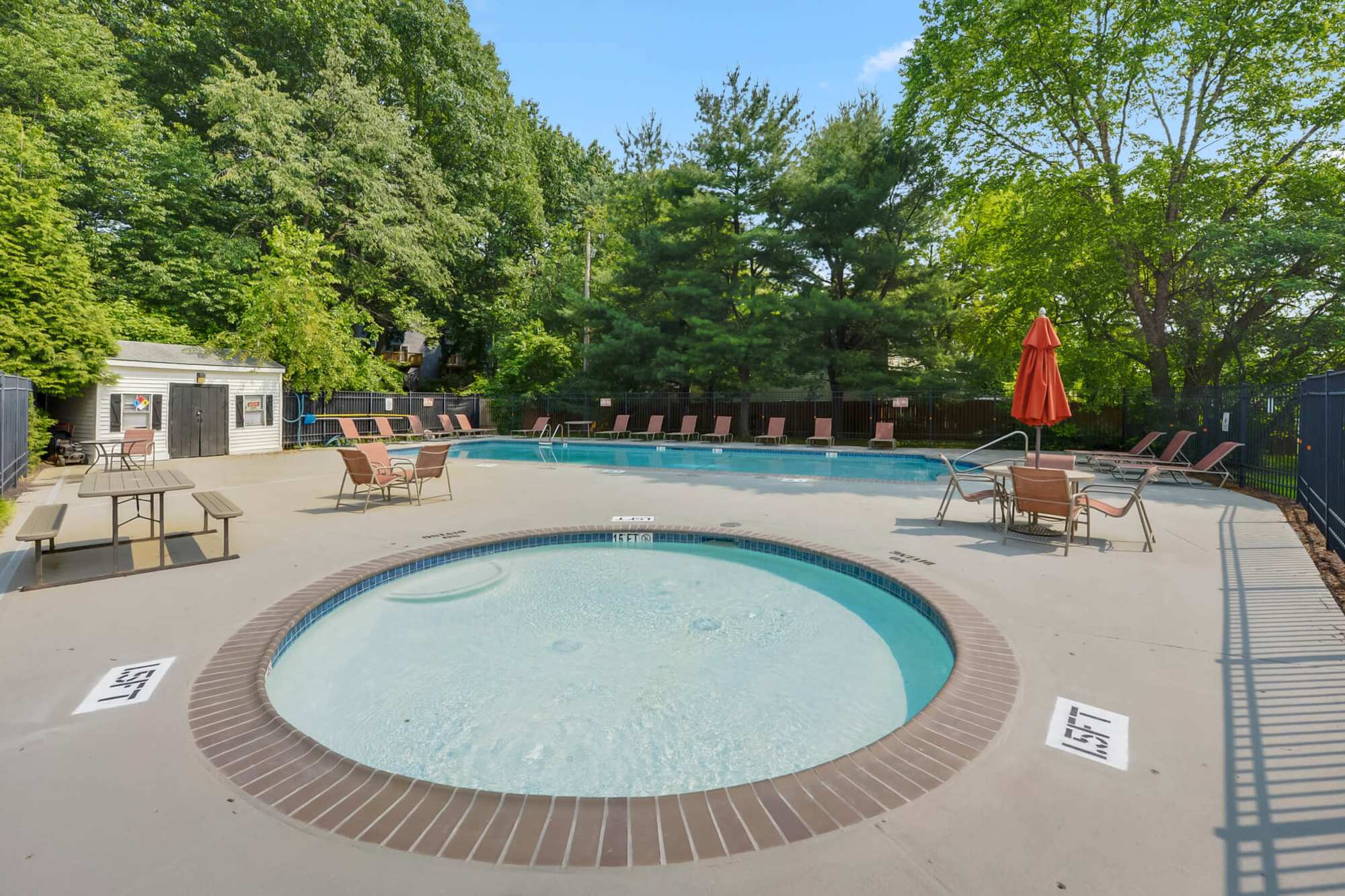 Kiddie pool at Lehigh Square in Allentown, Pennsylvania