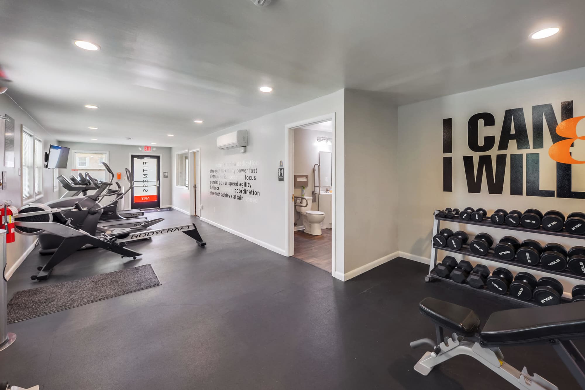 fitness center at Lehigh Square in Allentown, Pennsylvania