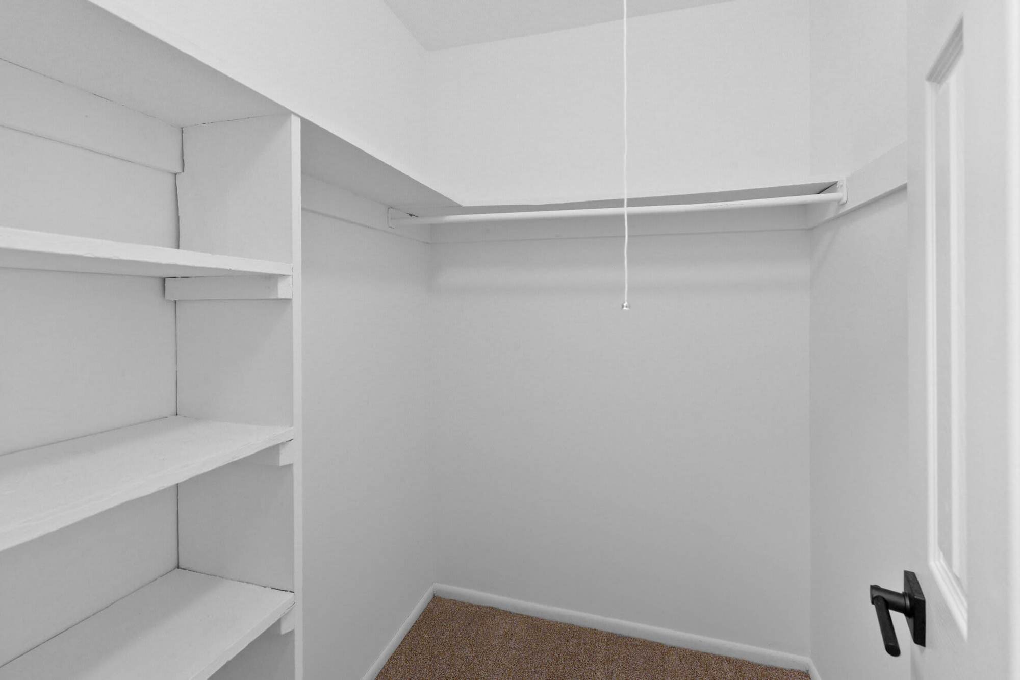 walk-in closet at Lehigh Square in Allentown, Pennsylvania