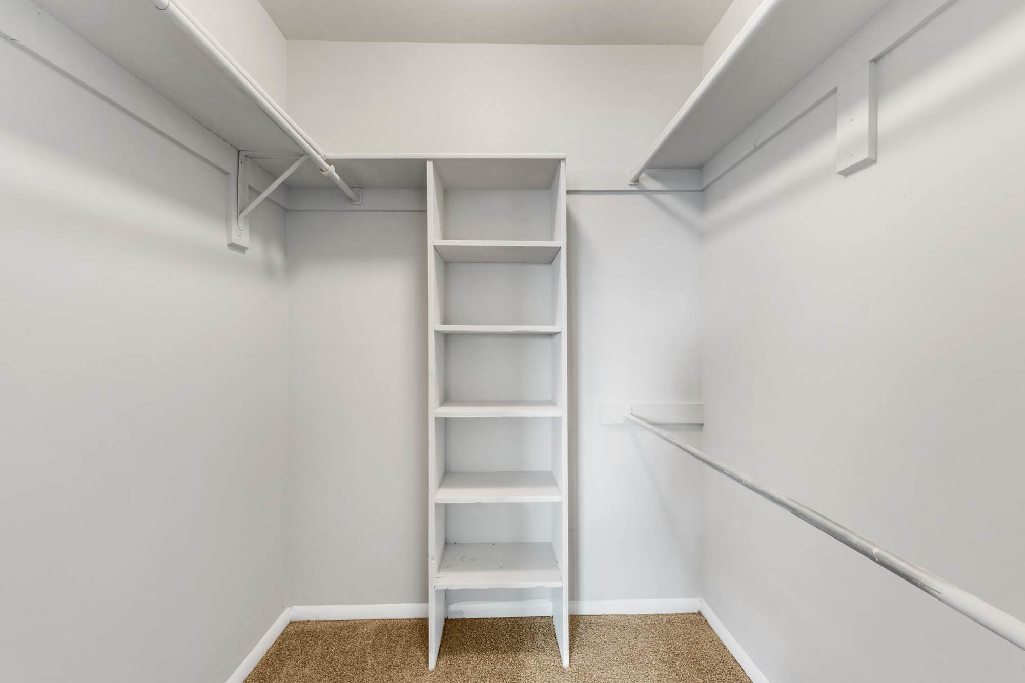 Walk-in closet at Greenspring in York, Pennsylvania