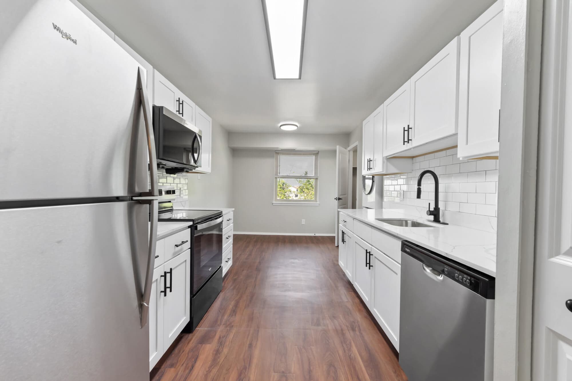 Renovated kitchen at Greenspring in York, Pennsylvania