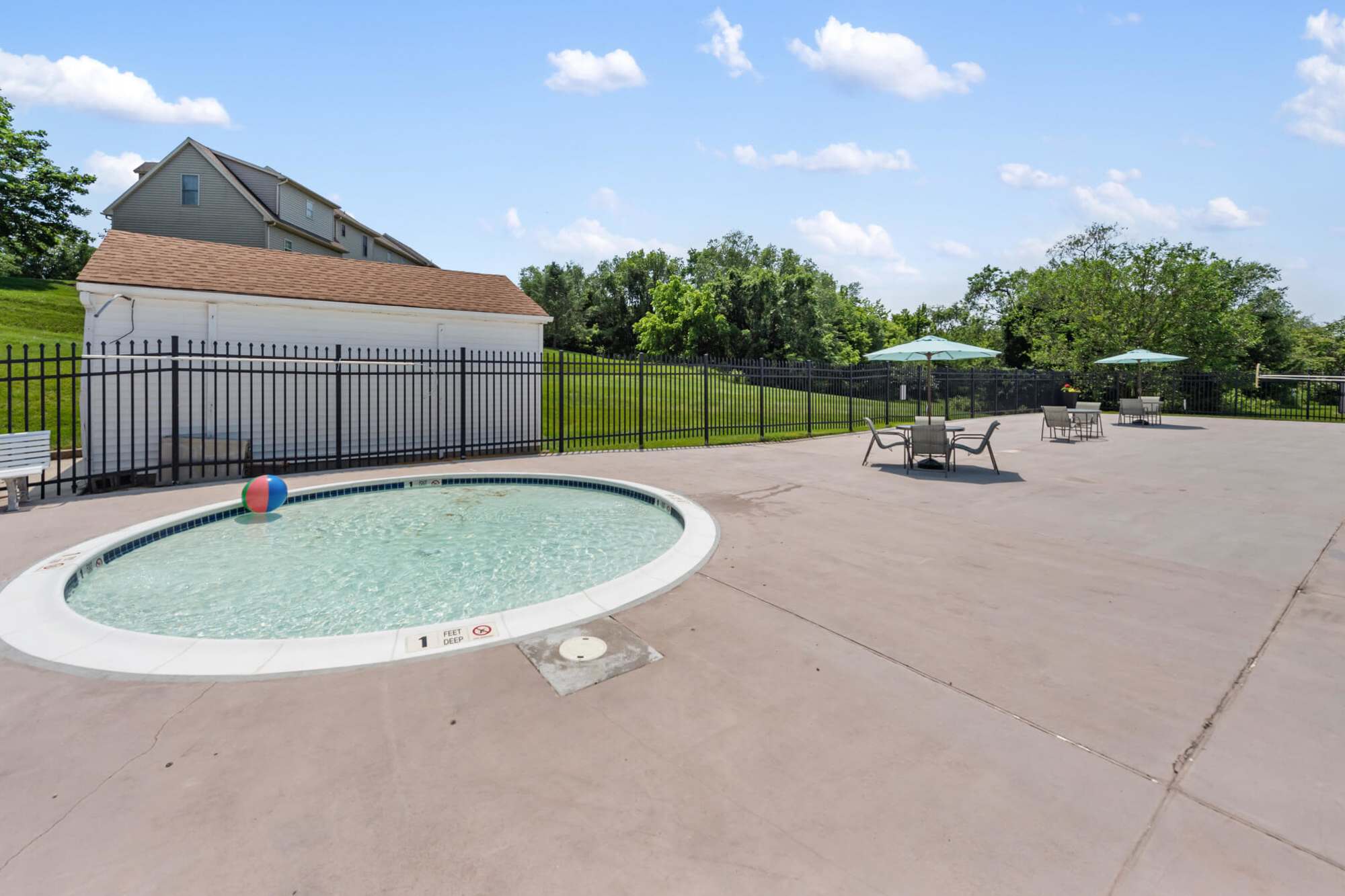kiddie pool at Greenspring in York, Pennsylvania