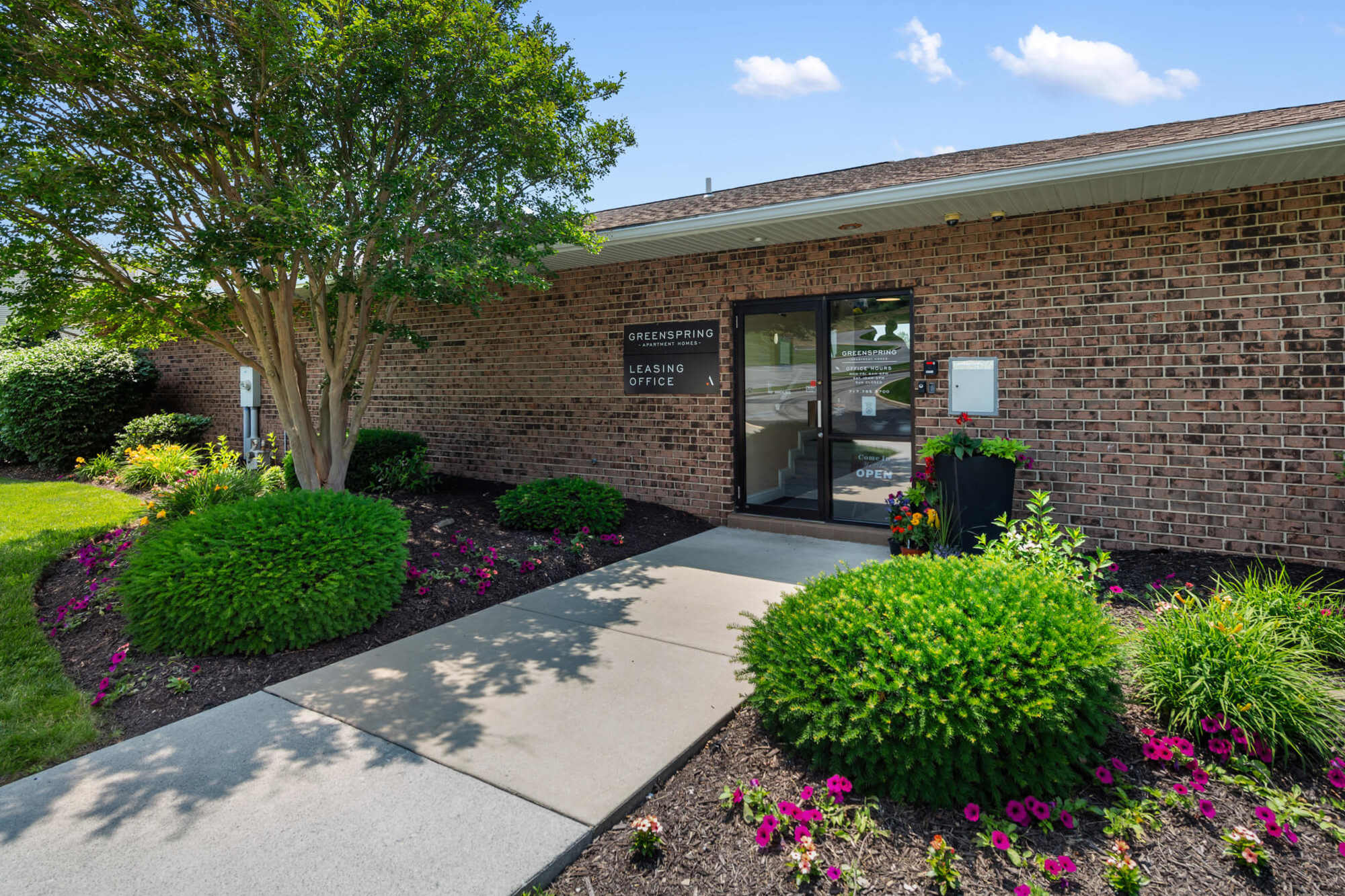 leasing center at Greenspring in York, Pennsylvania