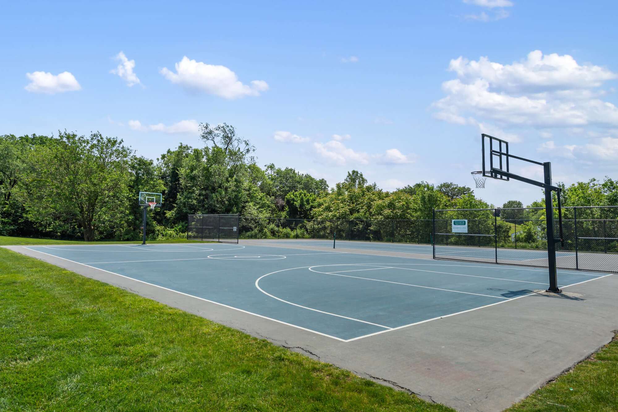 basketball court at Greenspring in York, Pennsylvania