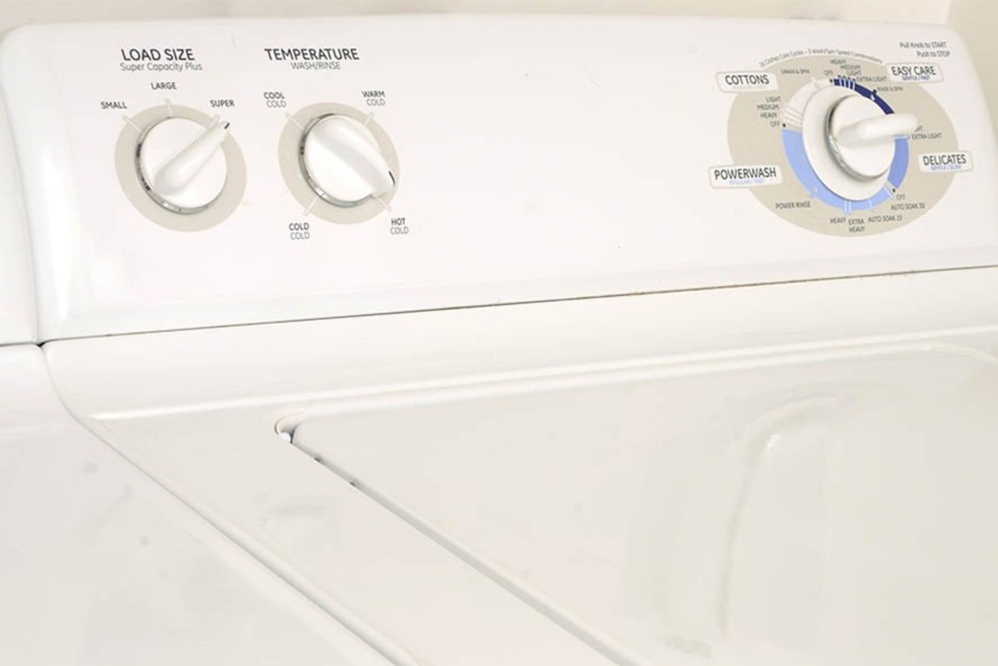 A washer and dryer at Lakeview Village Apartments in Spring Valley, California