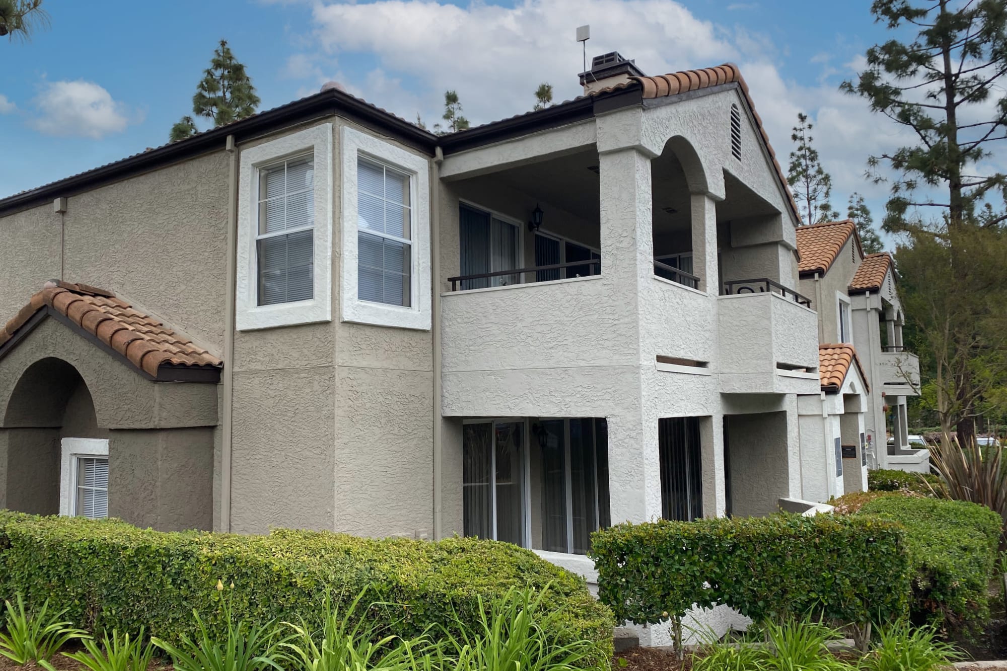 Exterior Building - New Paint at Sierra Del Oro Apartments in Corona, California