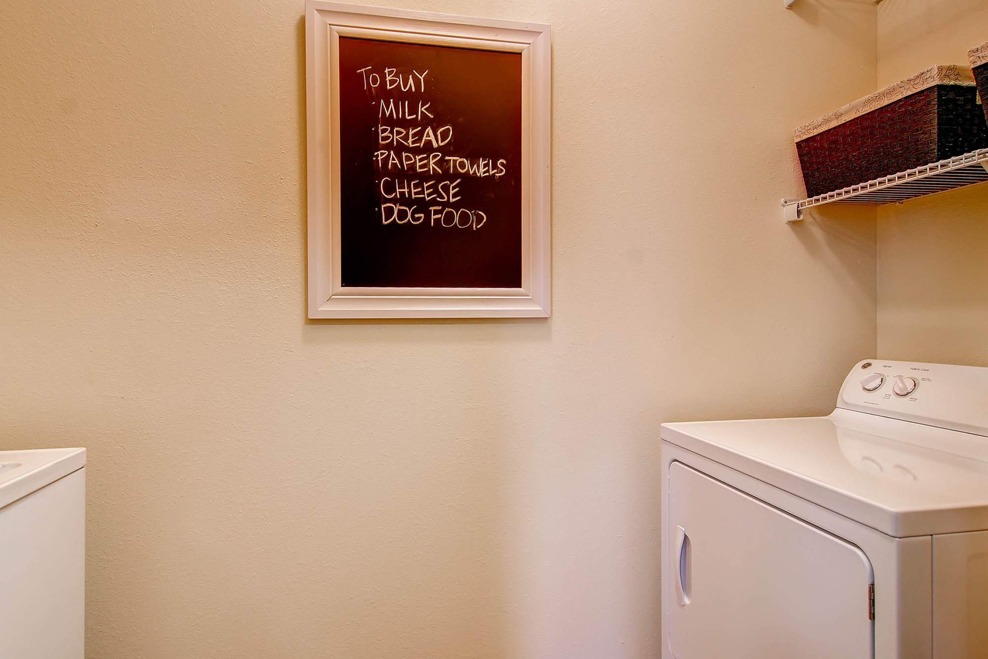 In-home washer and dryer at M2 Apartments in Denver, Colorado