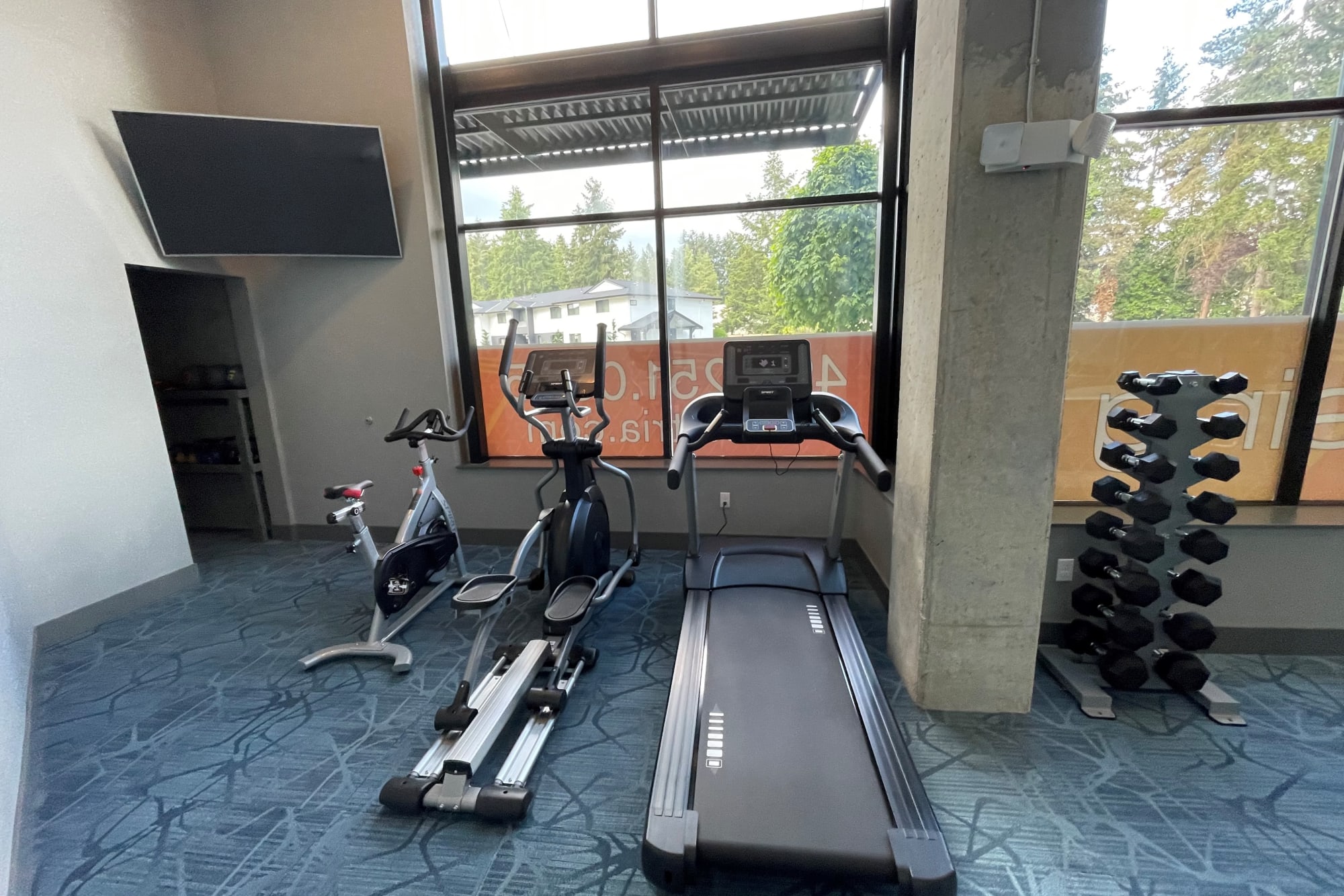 Fitness Center at Tria Apartments in Newcastle, Washington