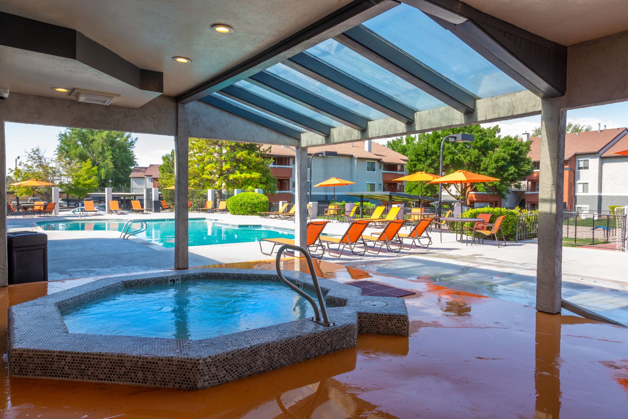 Spa at Shadowbrook Apartments in West Valley City, Utah