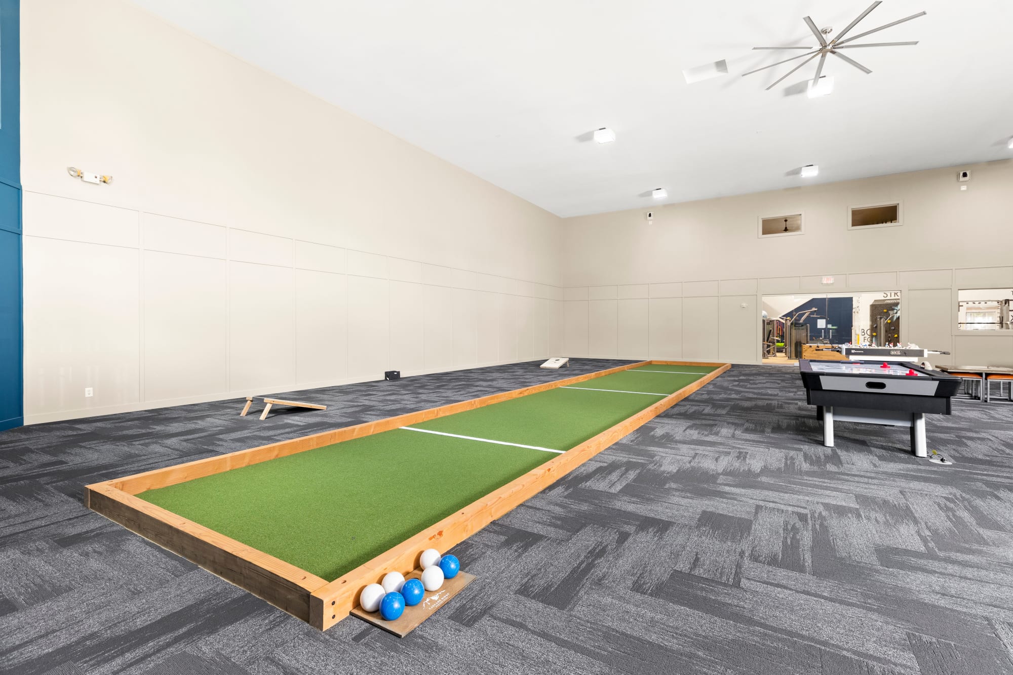 Game Room with Air Hockey, Shuffleboard, arcade games and more at Cascade Ridge in Silverdale, Washington