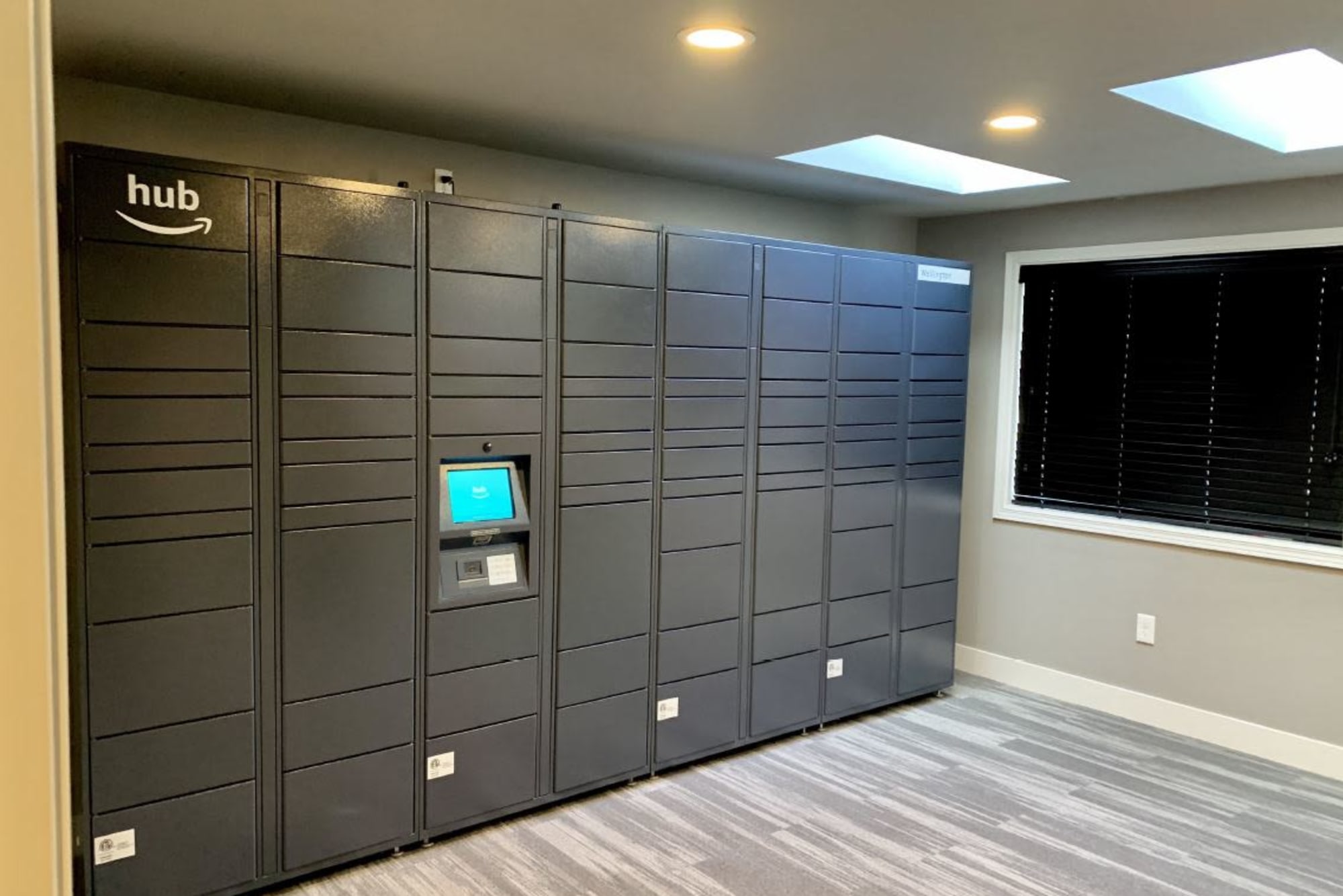 24 Hour Package Lockers with Amazon HUB at Wellington Apartment Homes in Silverdale, Washington