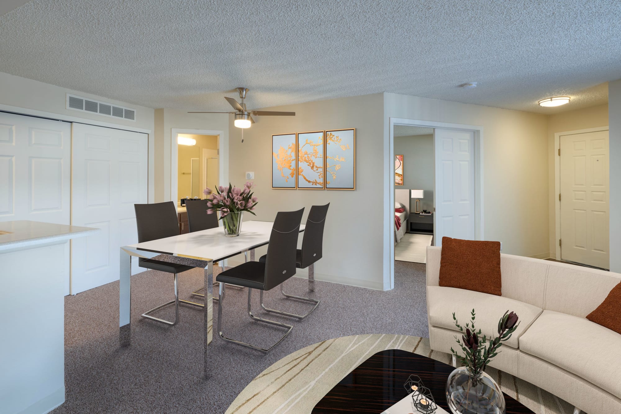 Dining Room at Bluesky Landing Apartments in Lakewood, Colorado