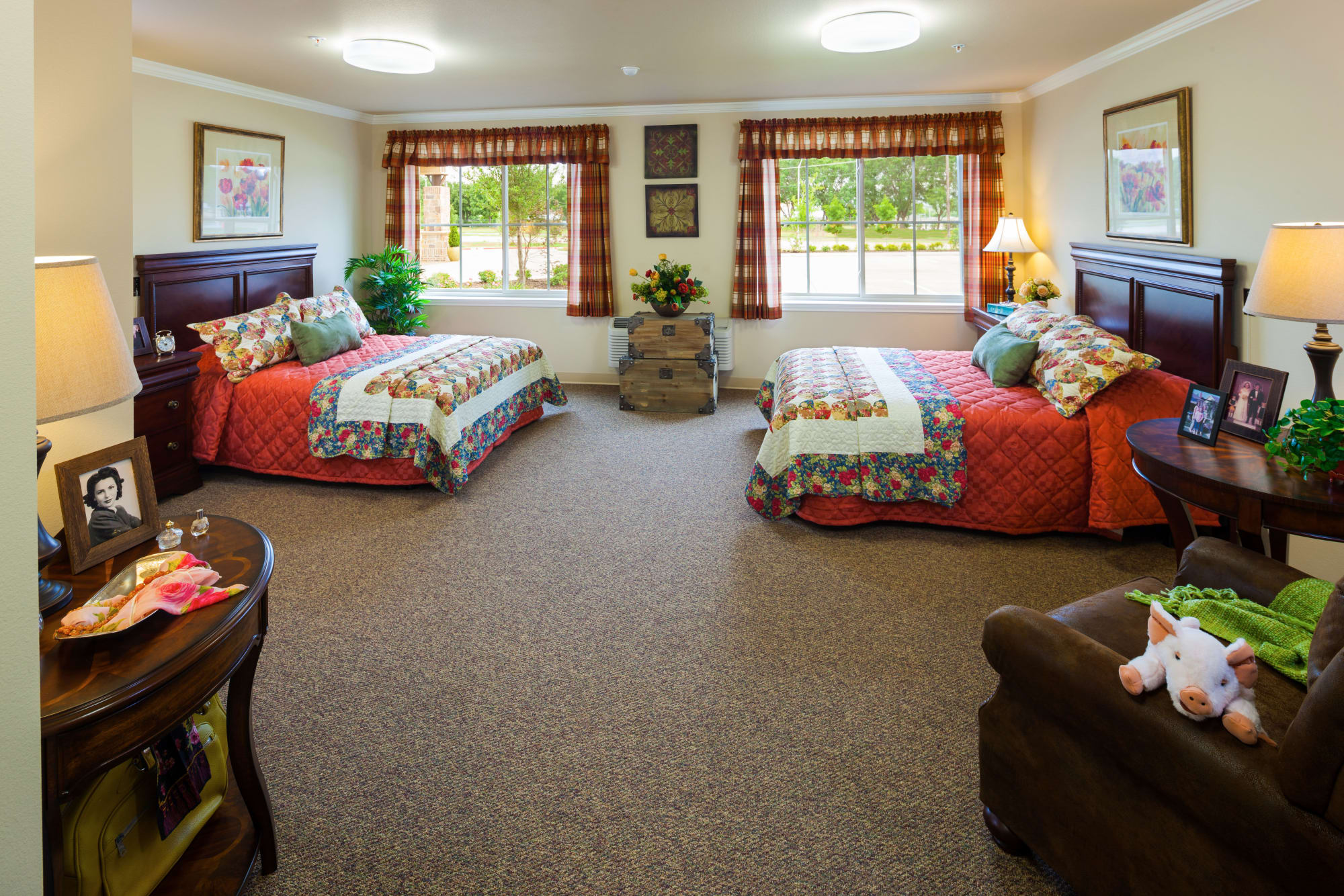 Companion studio suite at Riverside Oxford Memory Care in Ft. Worth, Texas