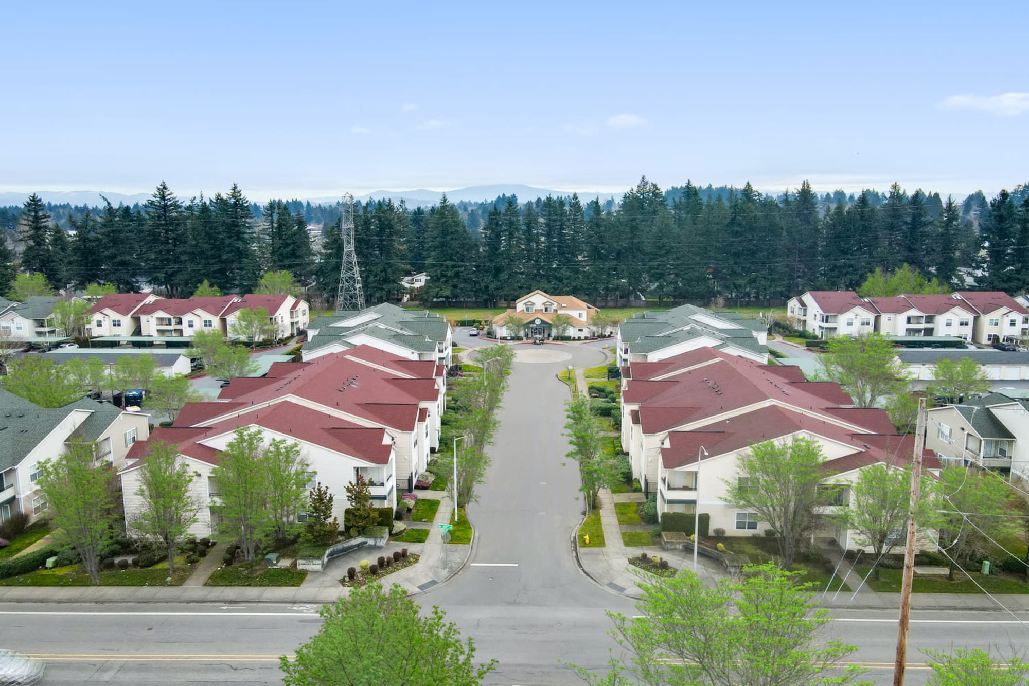 Aerial Property Photo at The Landings at Morrison Apartments in Gresham, Oregon