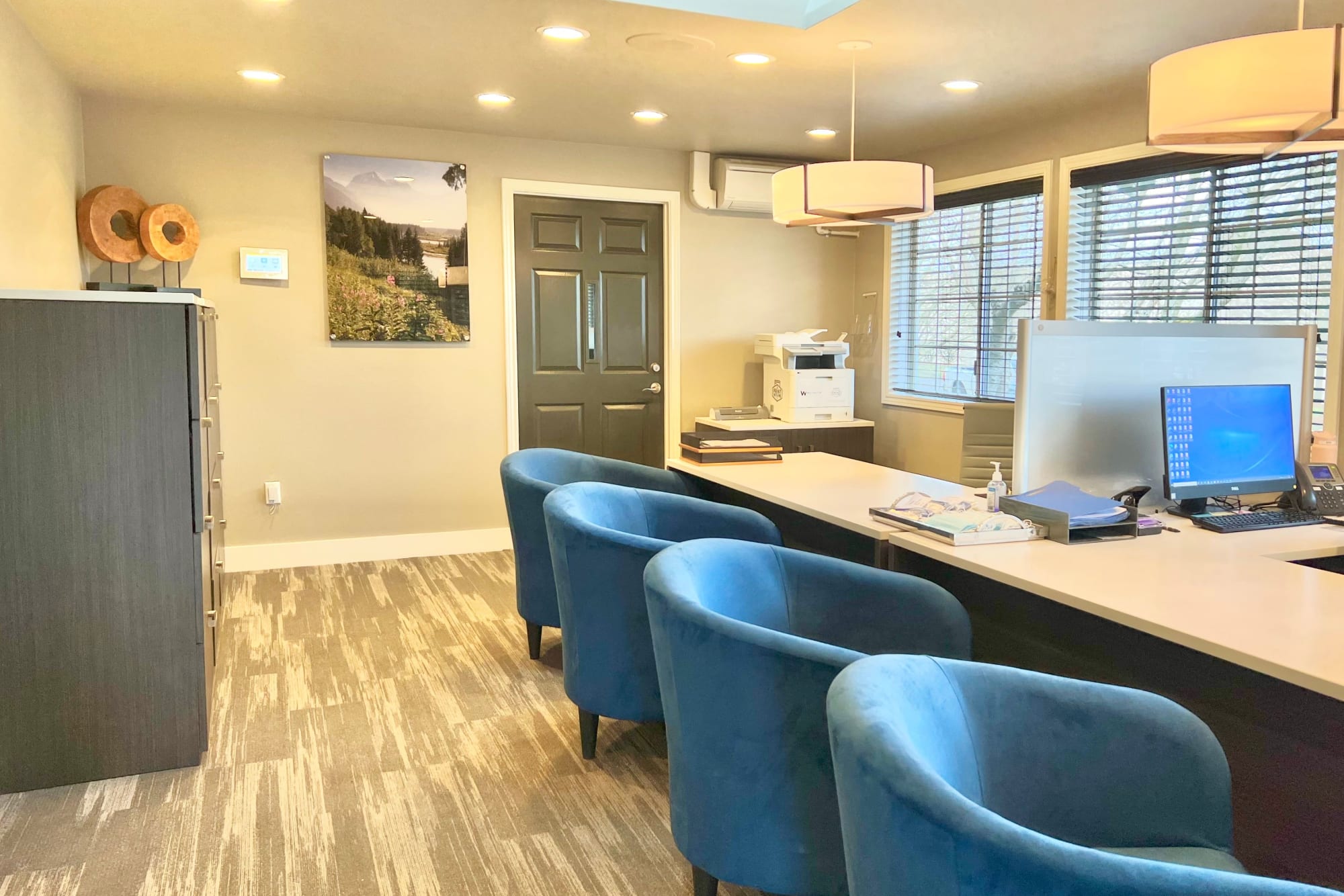 The leasing office at Wellington Apartment Homes in Silverdale, Washington