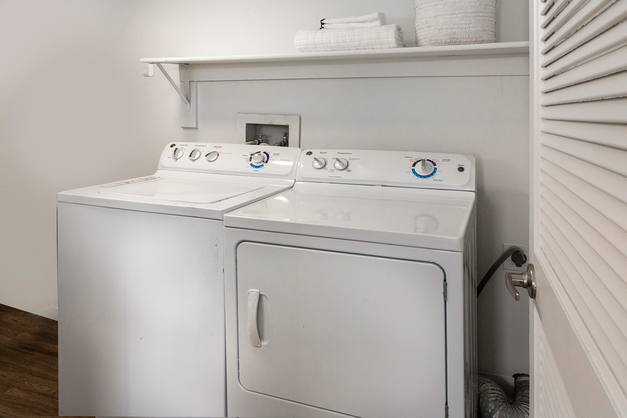 Washer and dryer combo at Shadowbrook Apartments in West Valley City, Utah