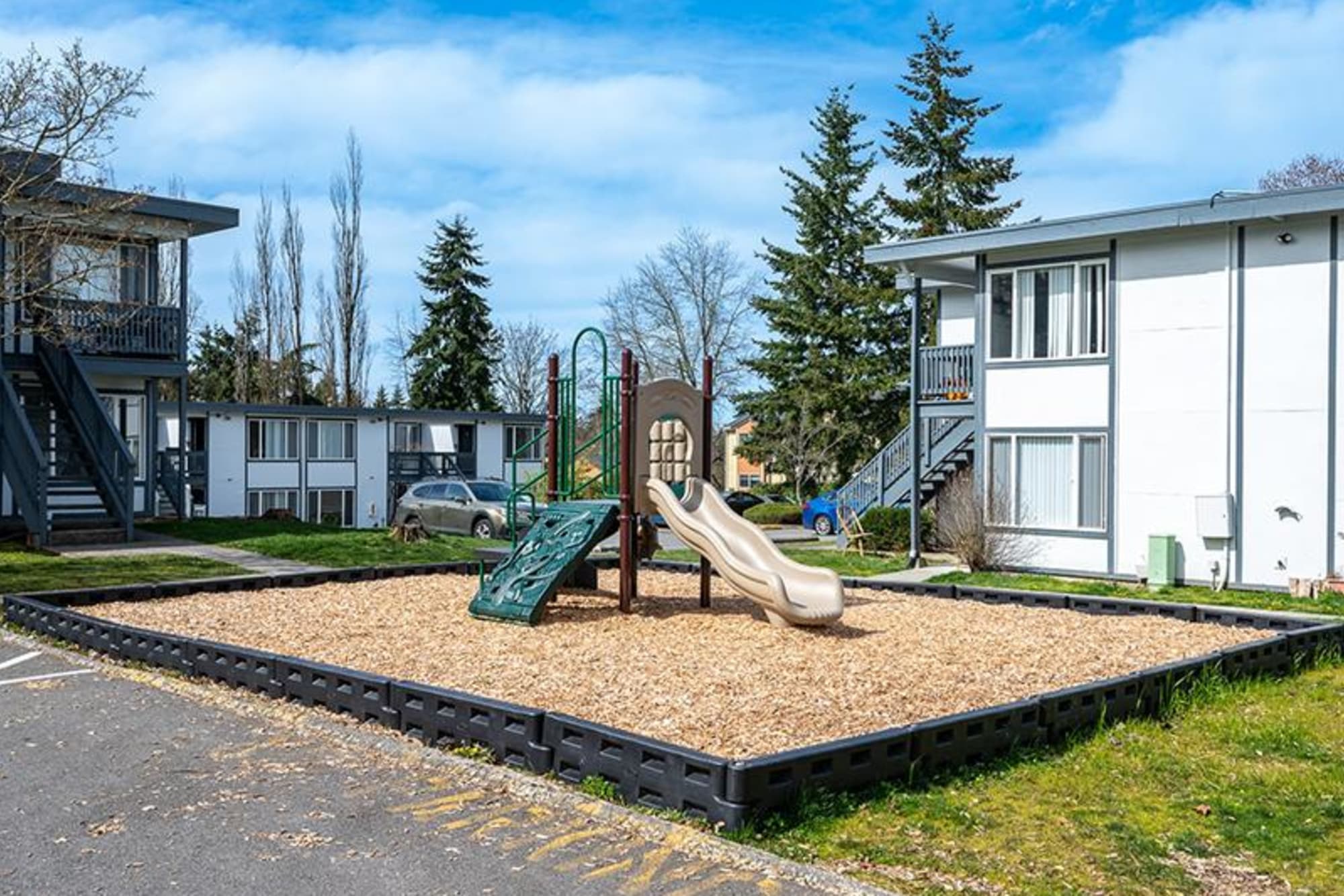 Our playground on the grounds of Capri in Mountlake Terrace, Washington