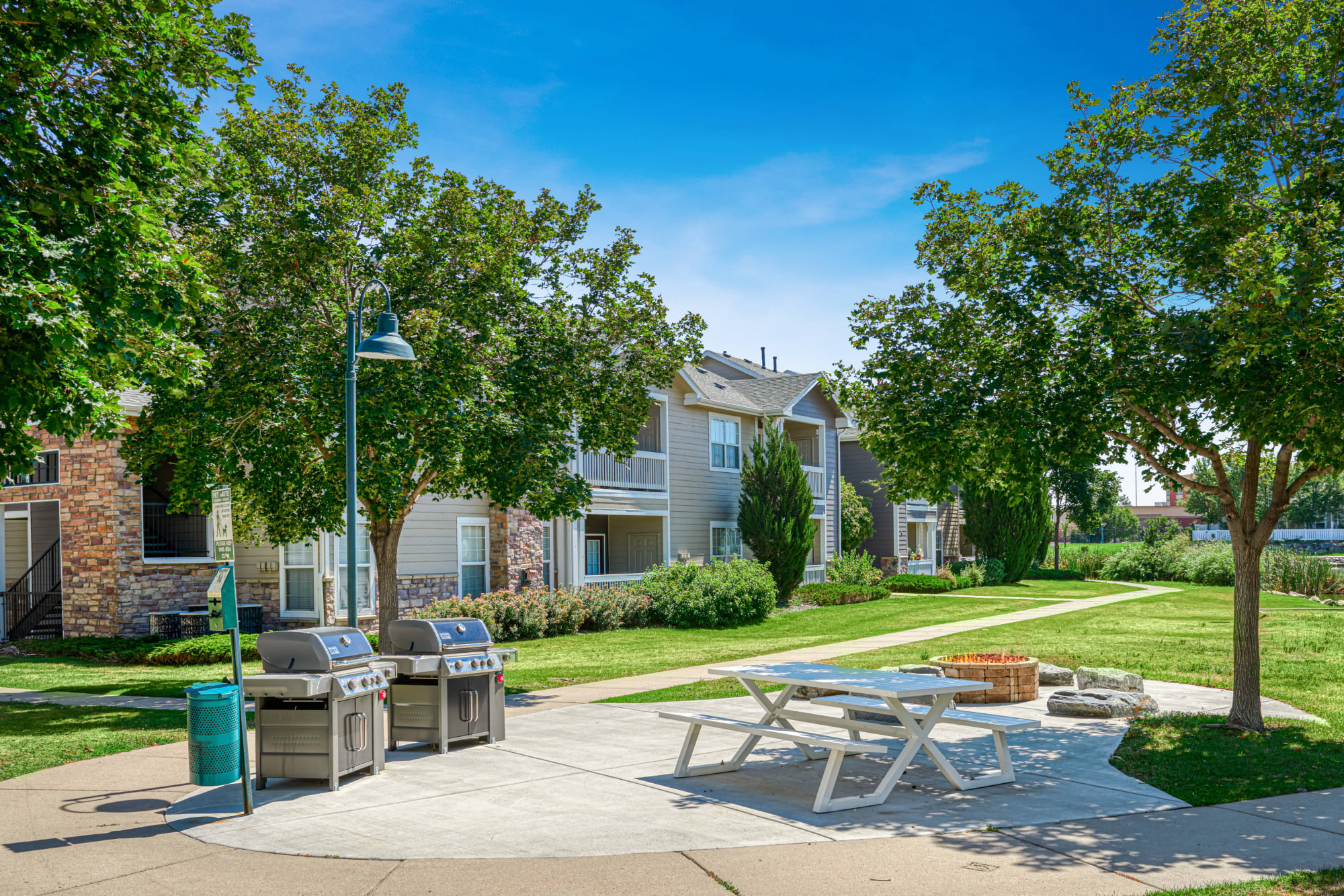 BBQs and Fire-Pit at Gateway Park Apartments in Denver, Colorado