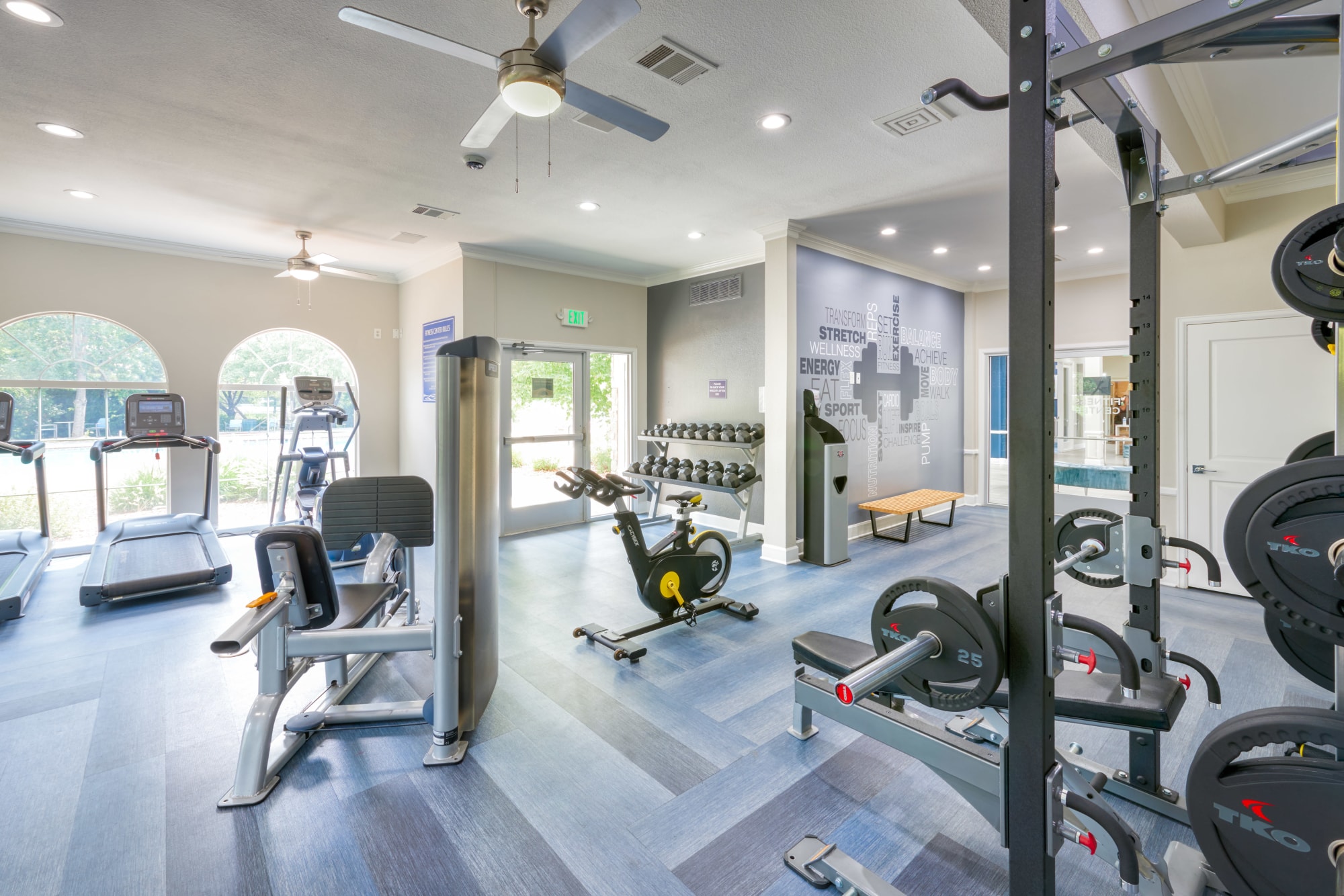 Fitness center at Gateway Park Apartments in Denver, Colorado