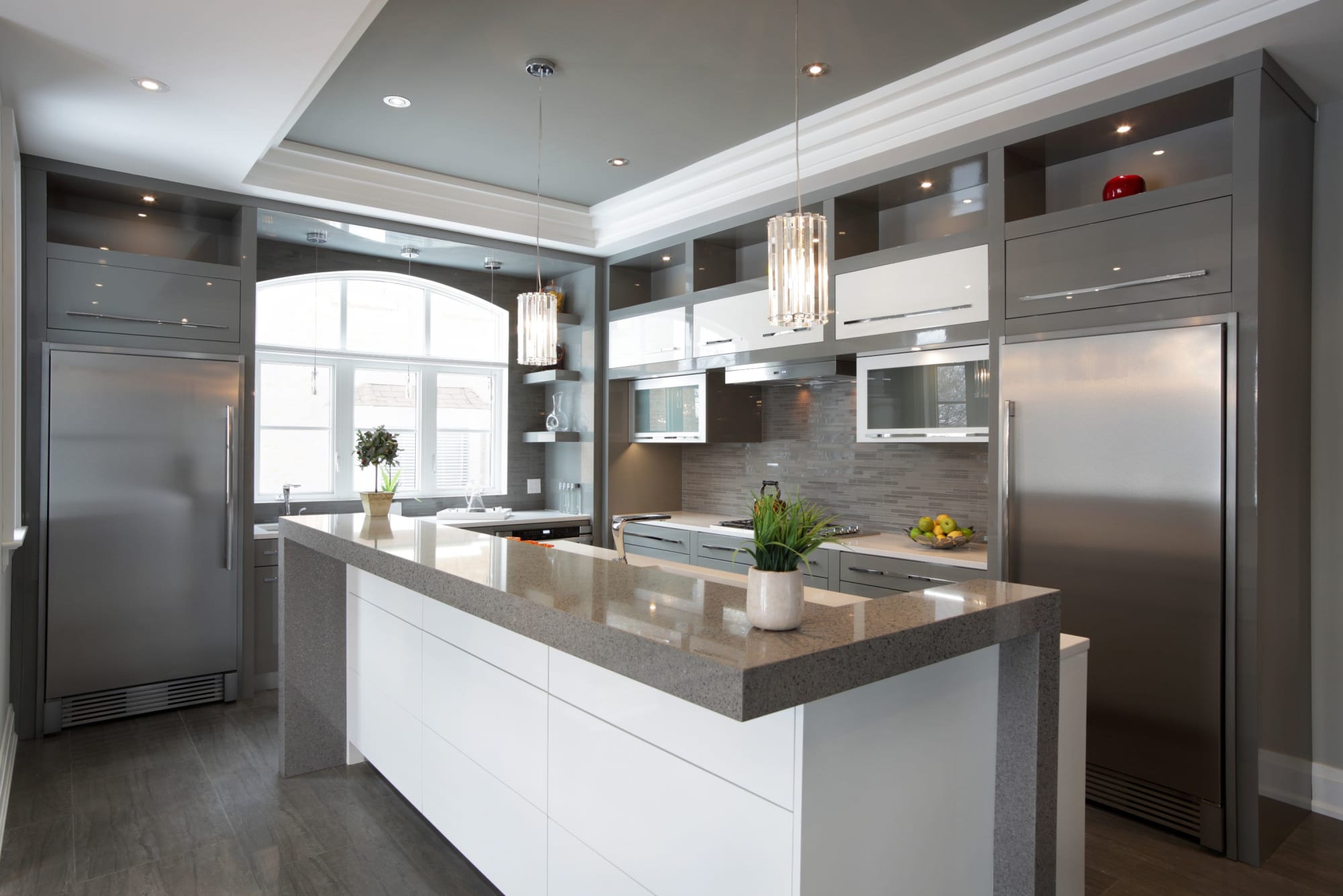 Beautiful modern kitchens at View Ridge in Burien, Washington