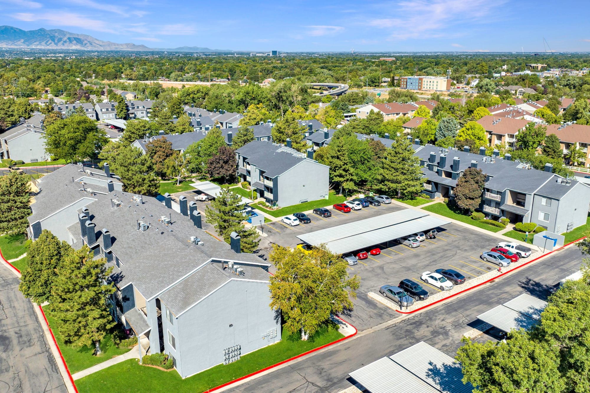 Aerial View of Property at Royal Farms Apartments in Salt Lake City, Utah