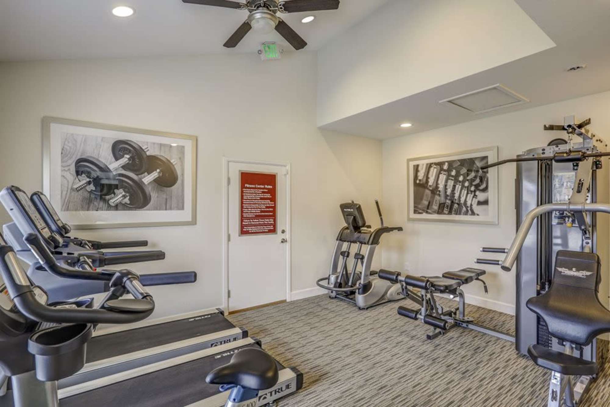Fitness center at Ascent at Lowry in Denver, Colorado
