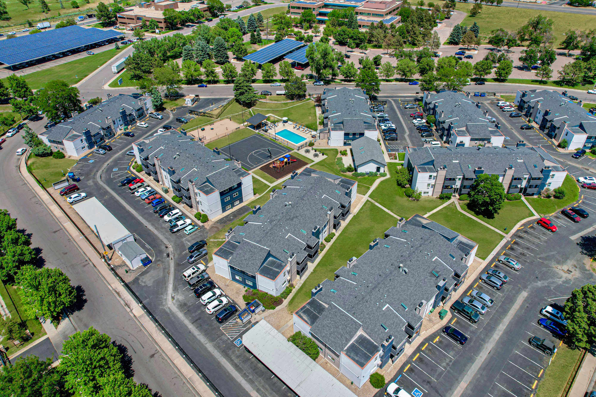Aerial of Property at Ascent at Lowry in Denver, Colorado