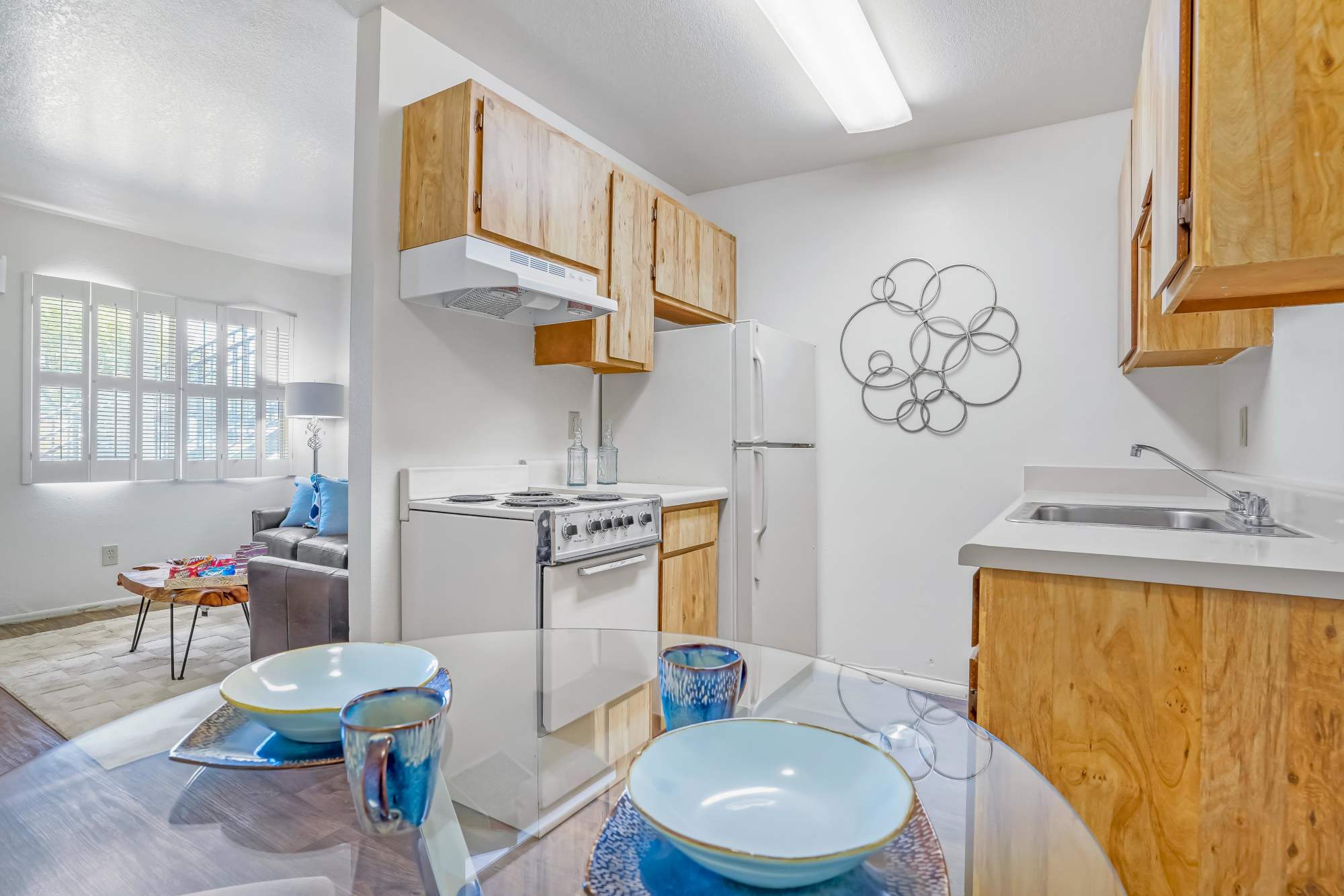 Fully equipped kitchen at Callaway Apartments in Taylorsville, Utah