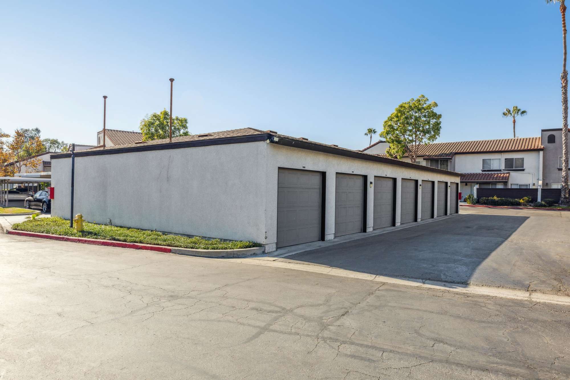 Garages available at Portofino Townhomes in Wilmington, California