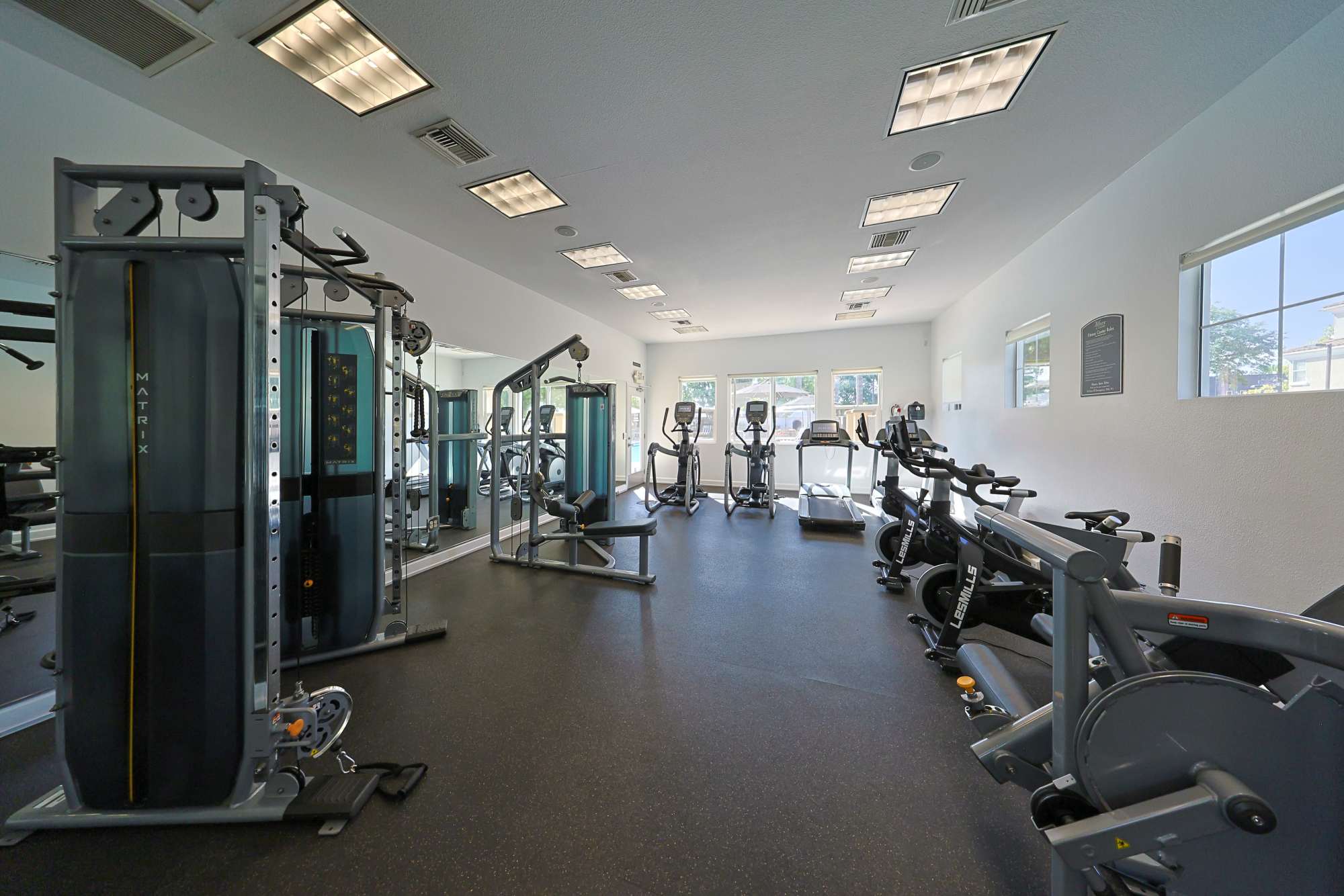 Large Fitness center at Allure at Camarillo in Camarillo, California