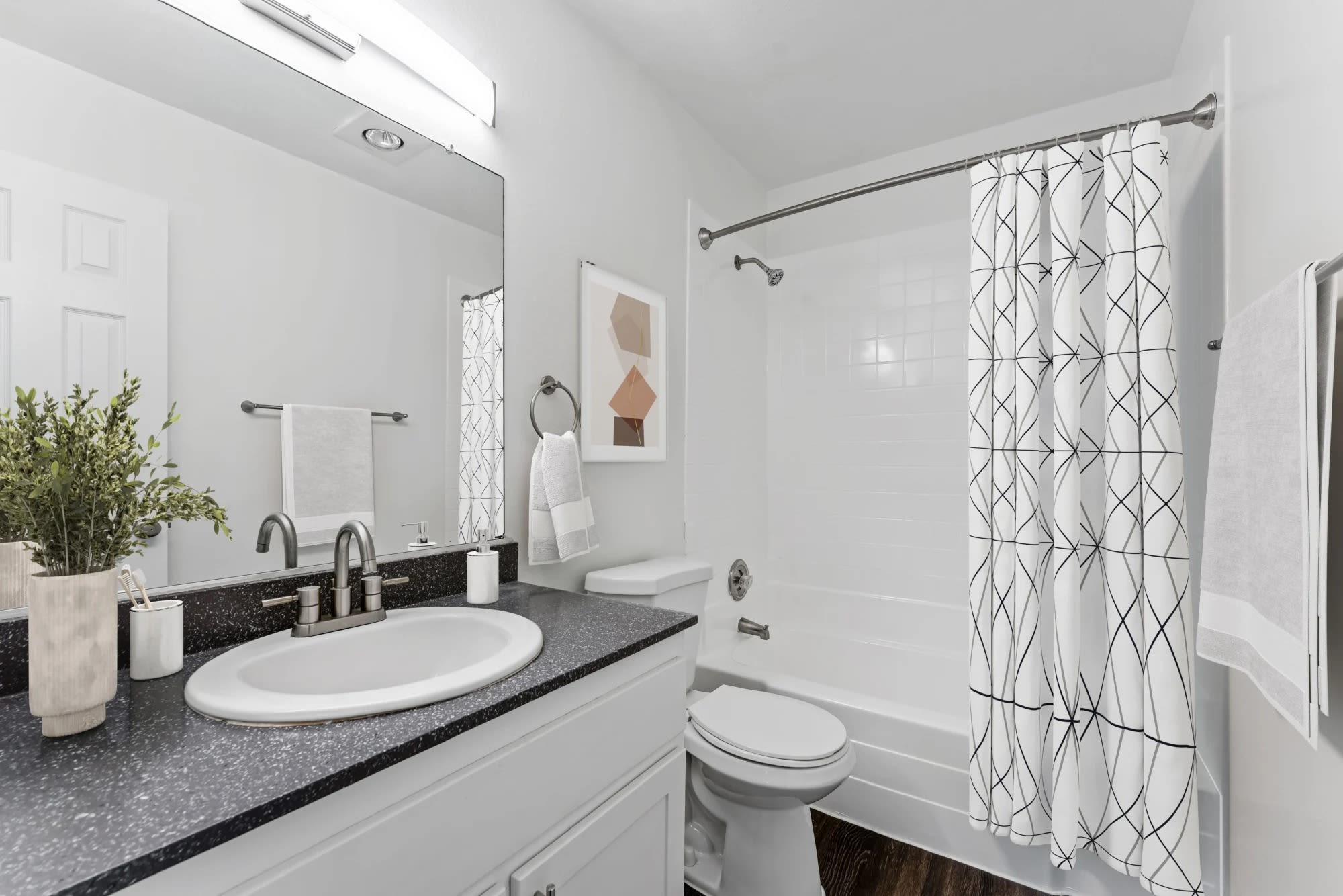 Bathroom at Shadow Ridge Apartments in Oceanside, California