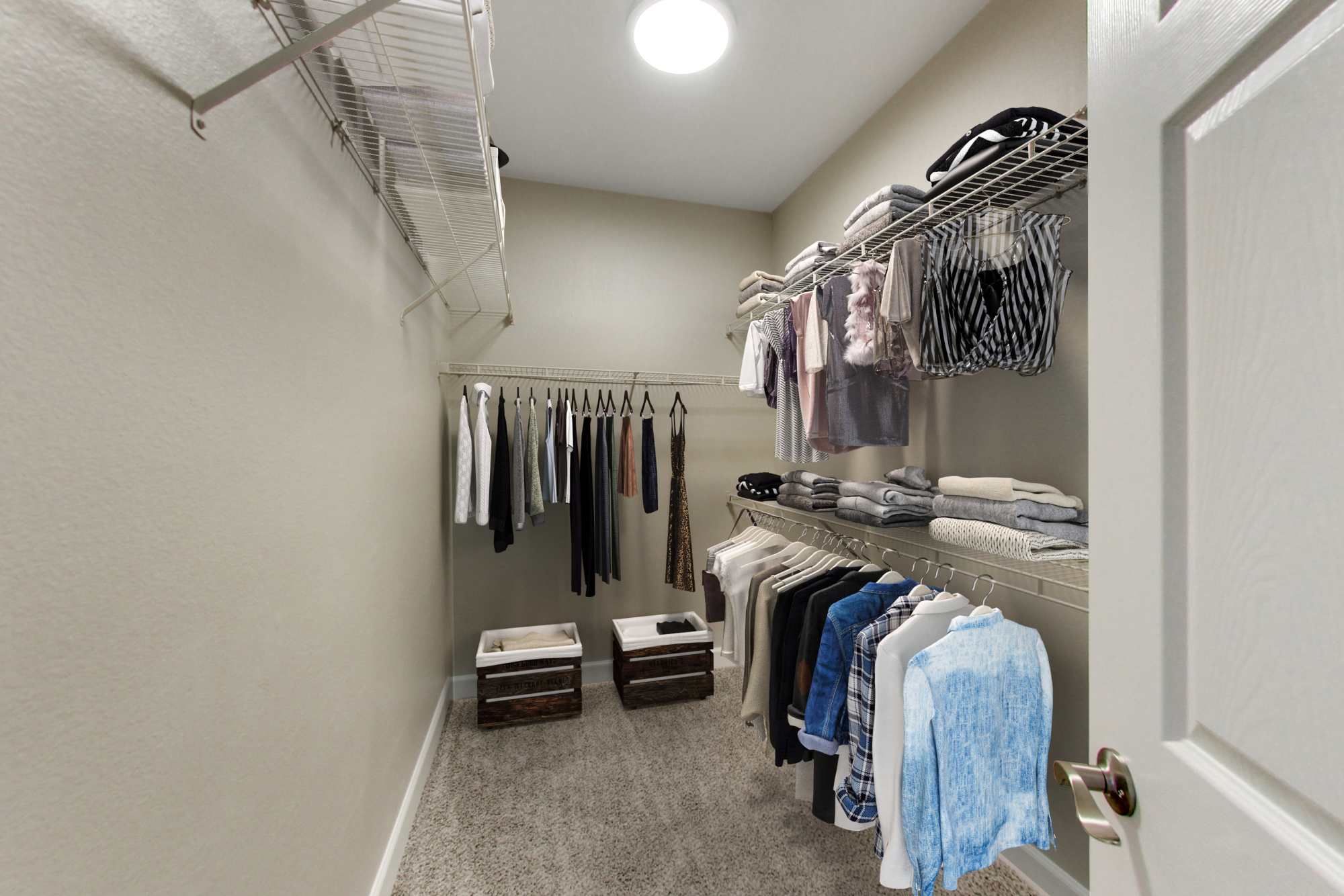Closet at Avion Apartments in Rancho Cordova, California