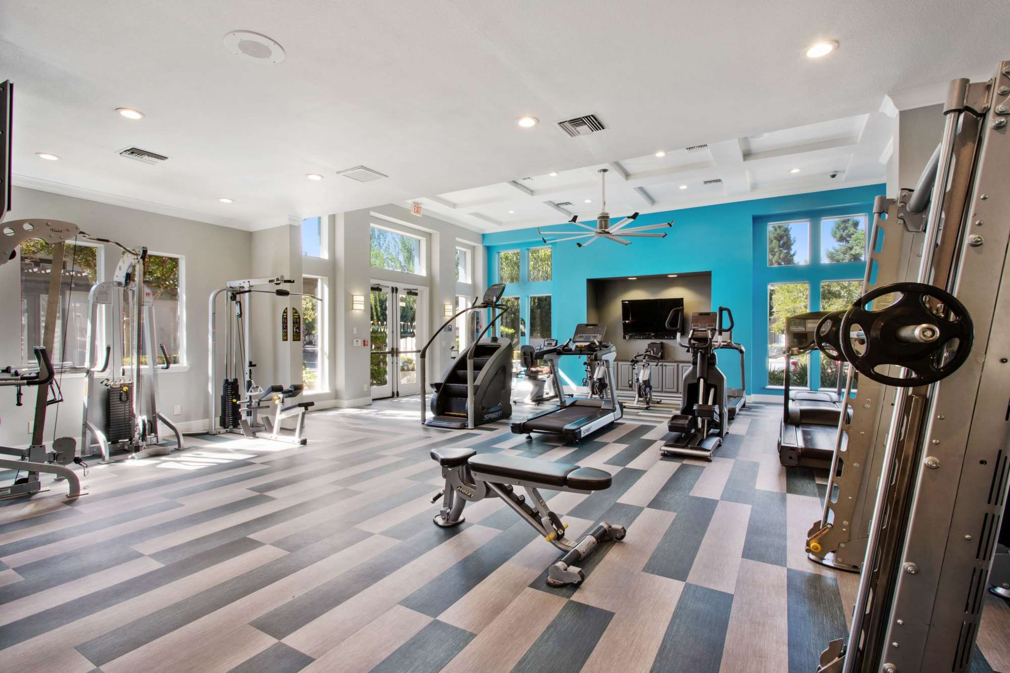 Fitness center at Miramonte and Trovas in Sacramento,California