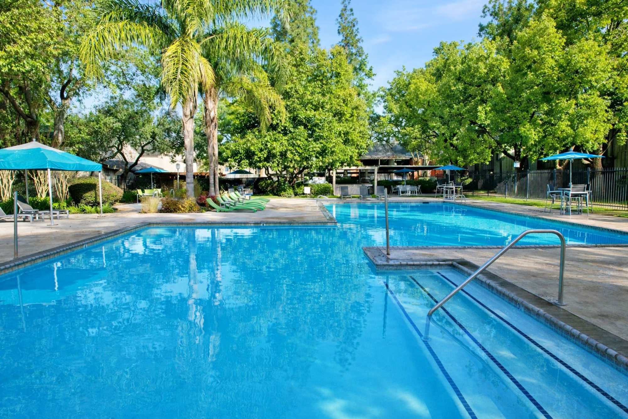 Large swimming pool at Falls at Arden in Sacramento, California