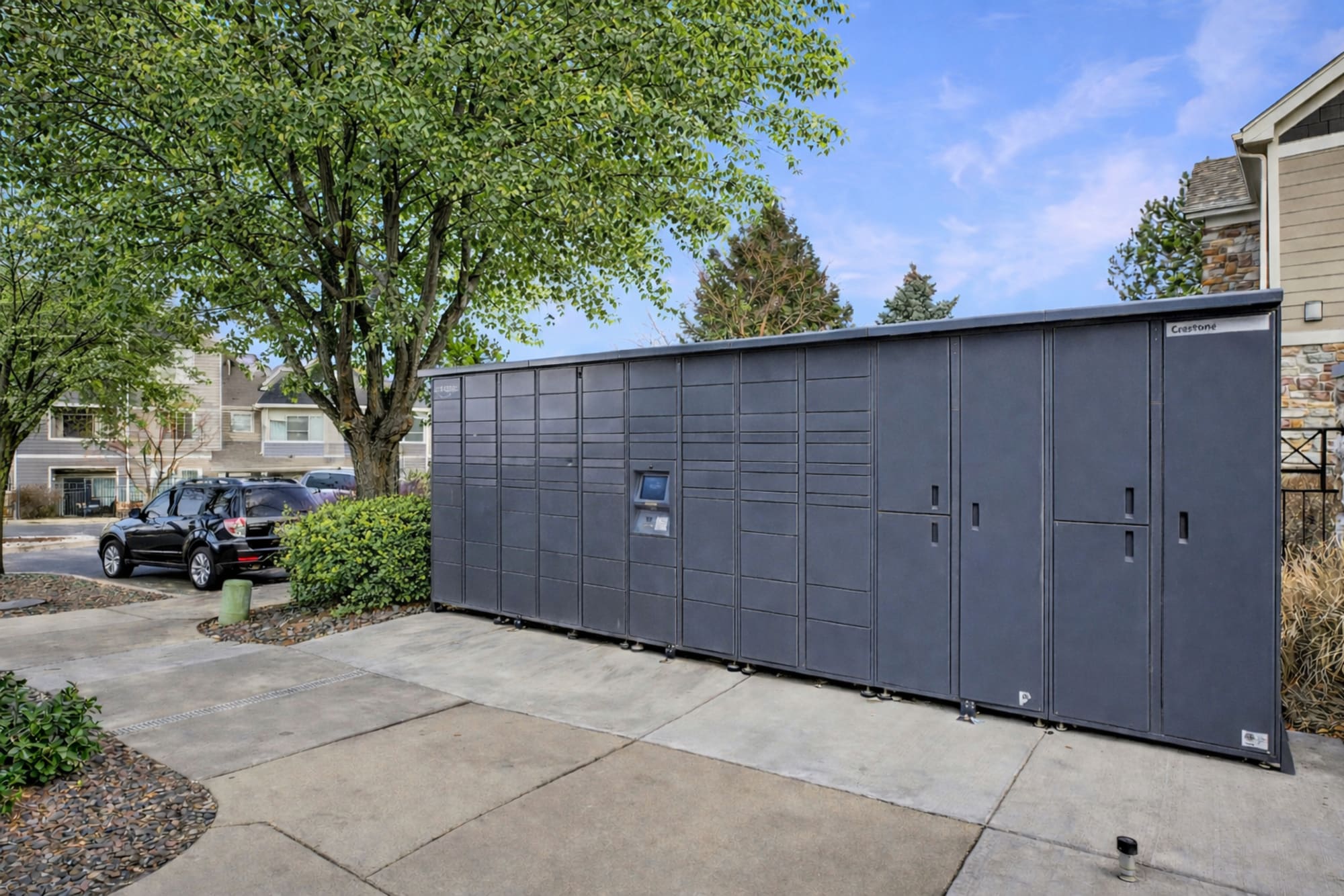 Package Locker System at Crestone Apartments in Aurora, Colorado