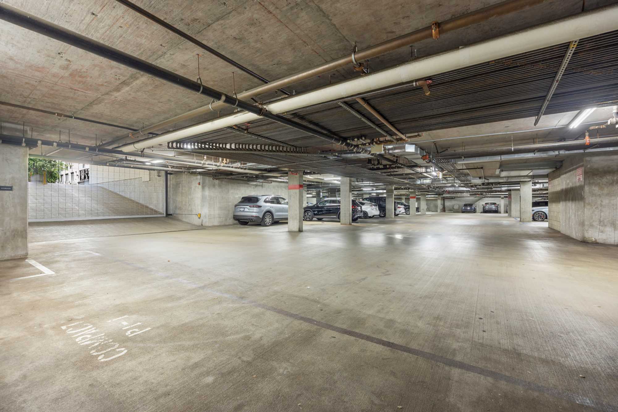 Parking Garage at La Belle at Hollywood Tower in Los Angeles, California